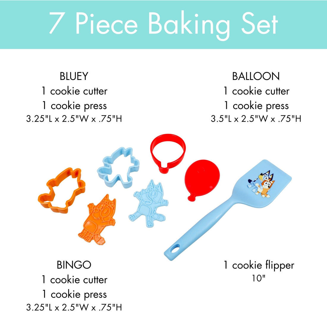 BLUEY Cookie Baking Set