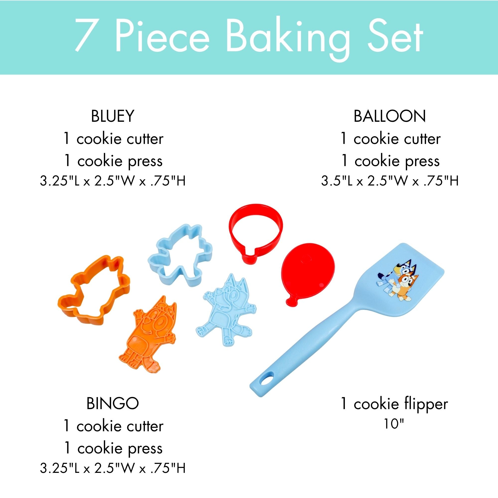 BLUEY Cookie Baking Set