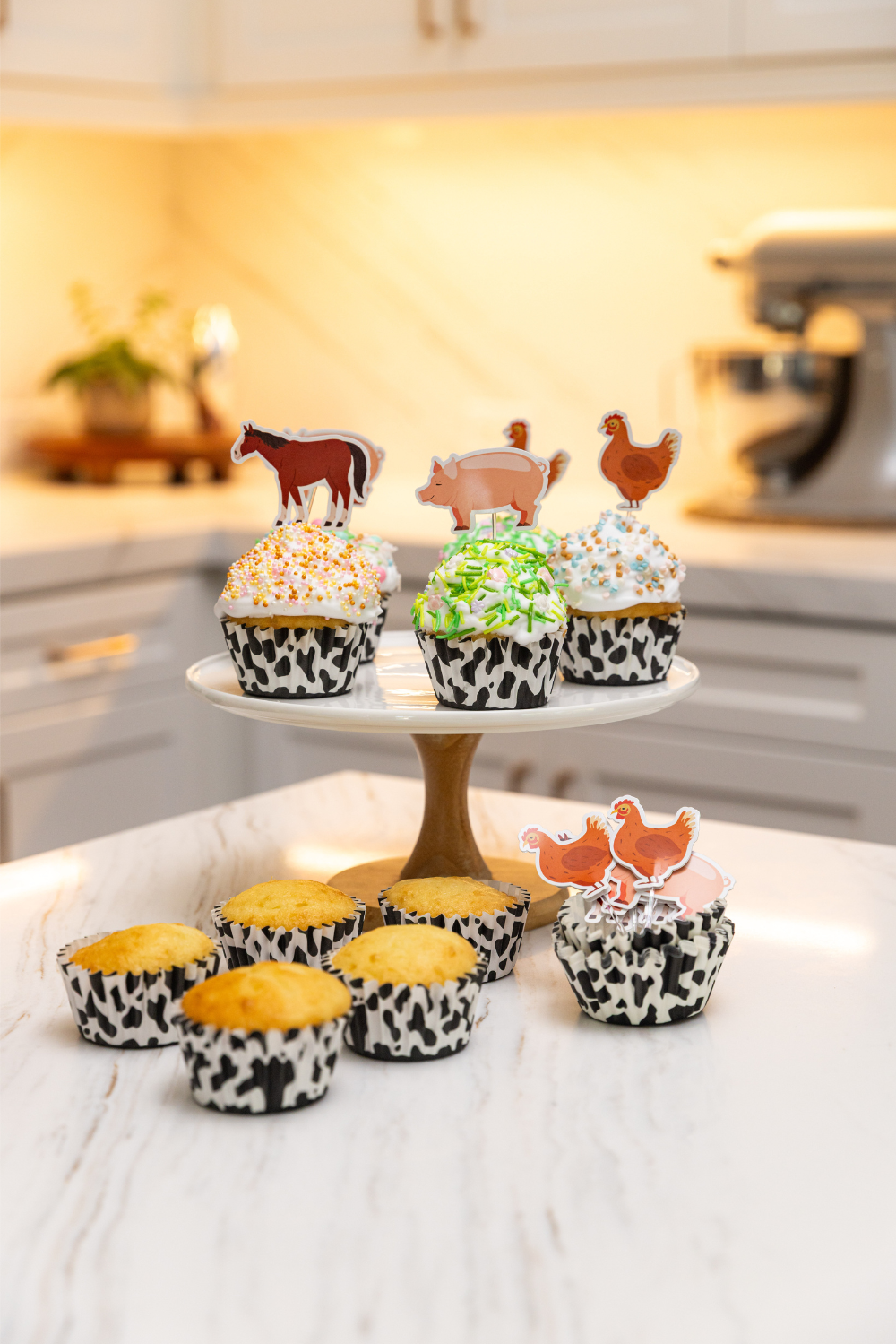 Farm Friends Cupcake Party Set
