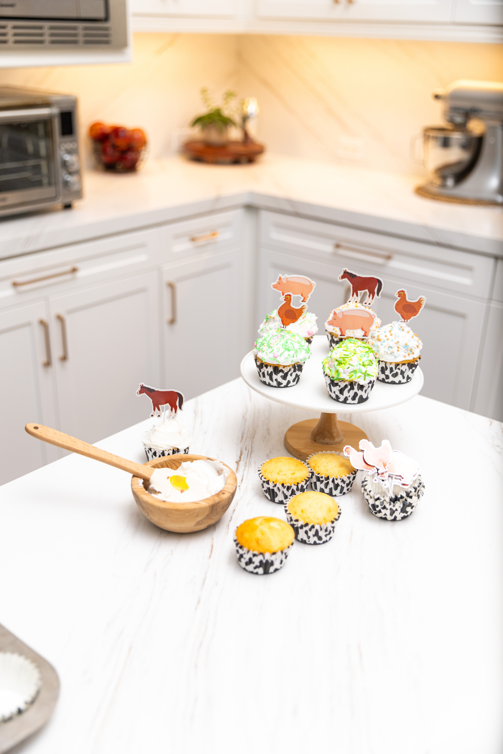 Farm Friends Cupcake Party Set