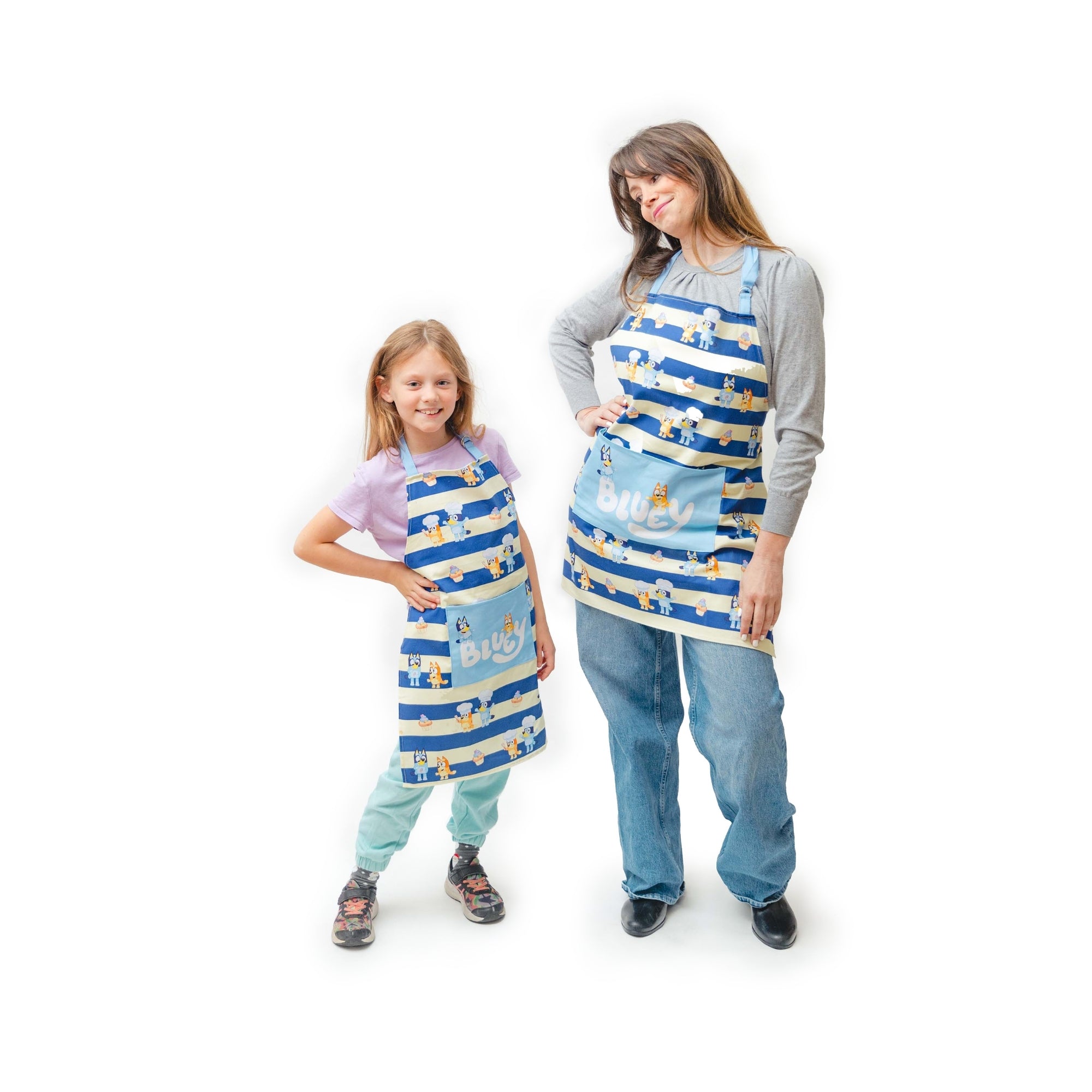BLUEY Adult and Youth Apron Set