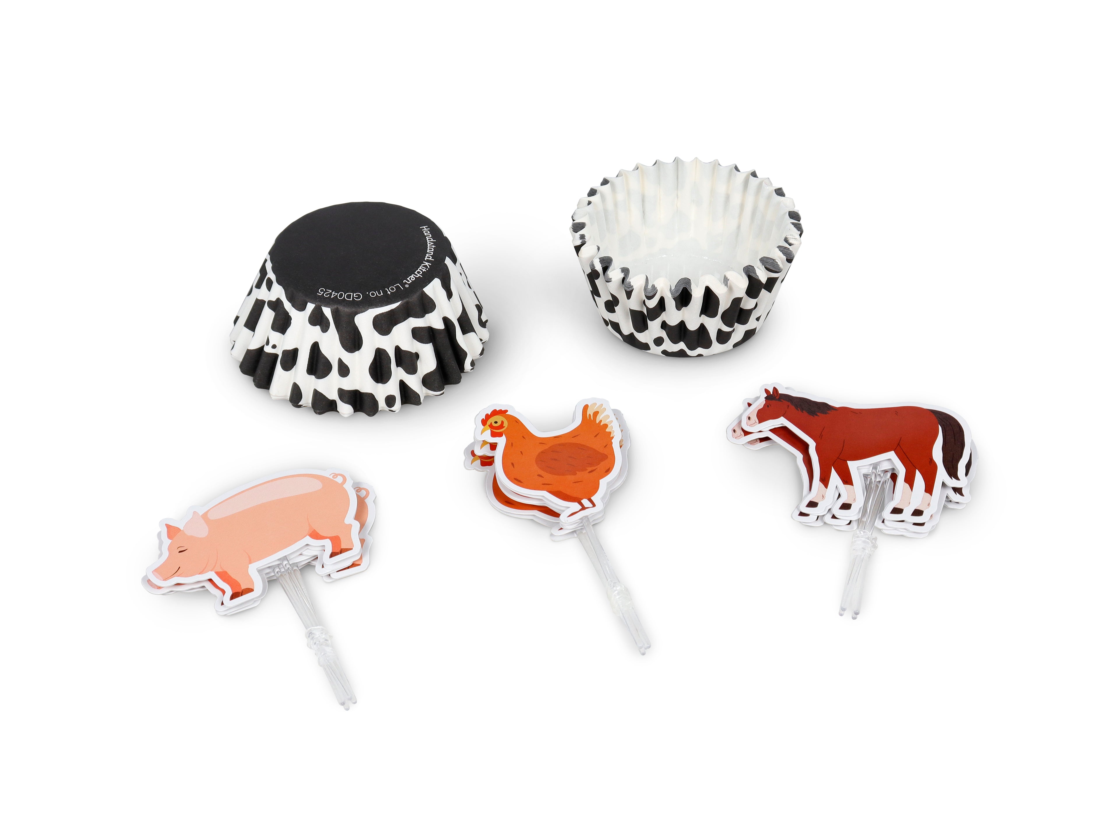 Farm Friends Cupcake Party Set