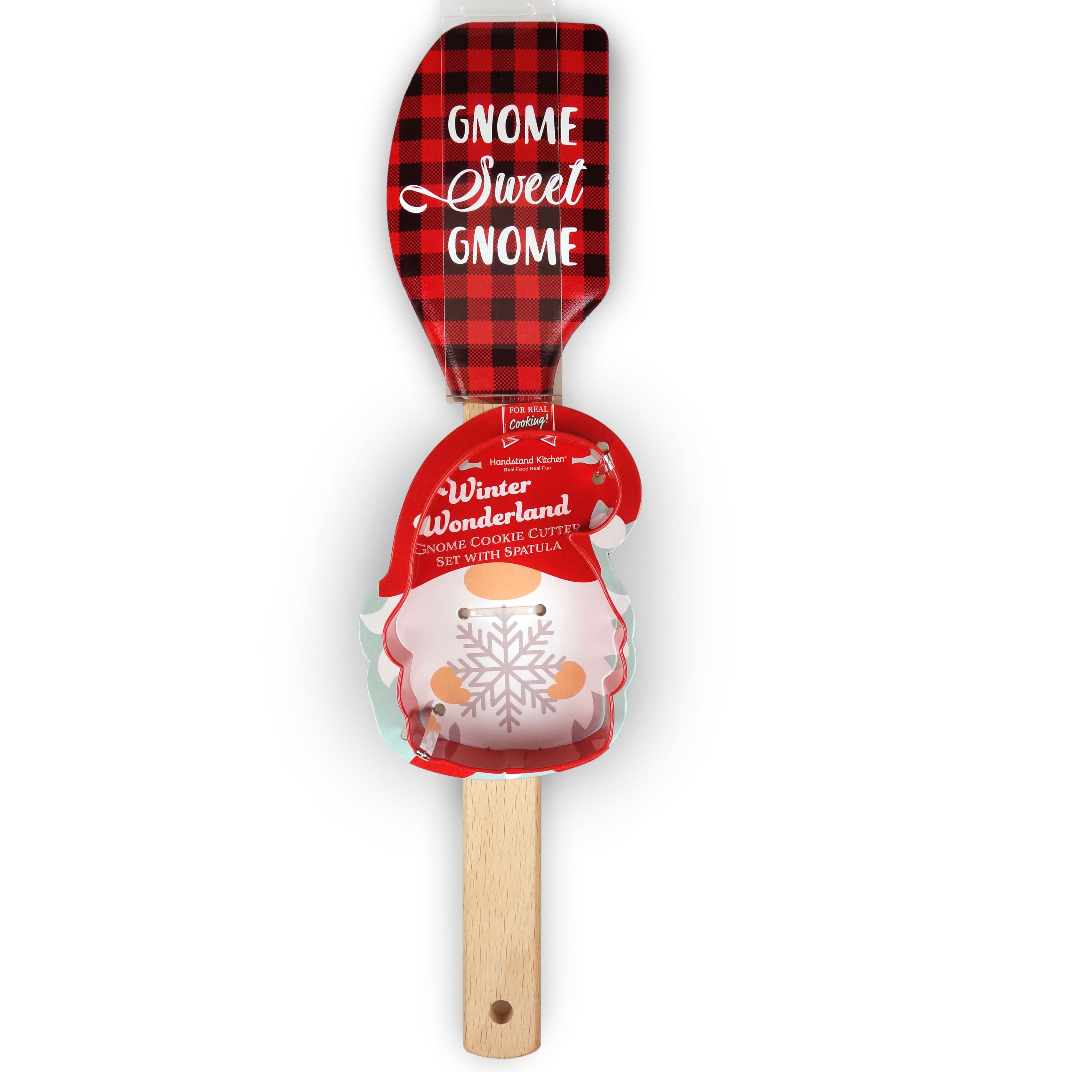 Winter Wonderland Gnome Cookie Cutter Set with Spatula