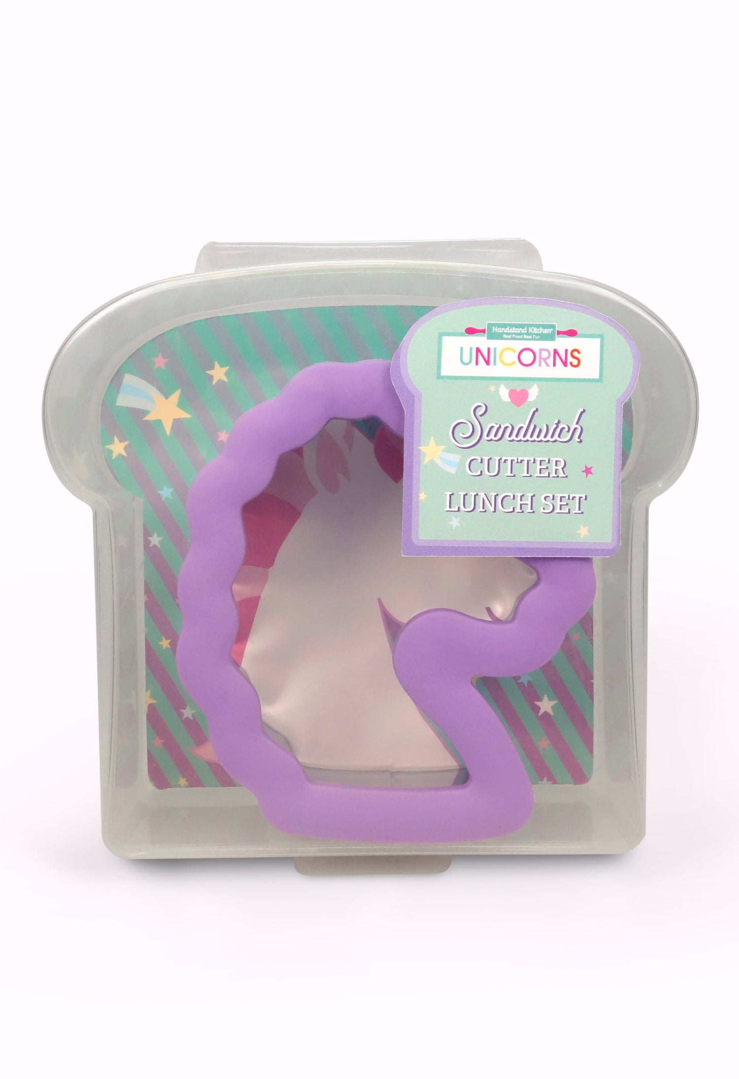 Rainbows &amp; Unicorns Sandwich Cutter Lunch Set