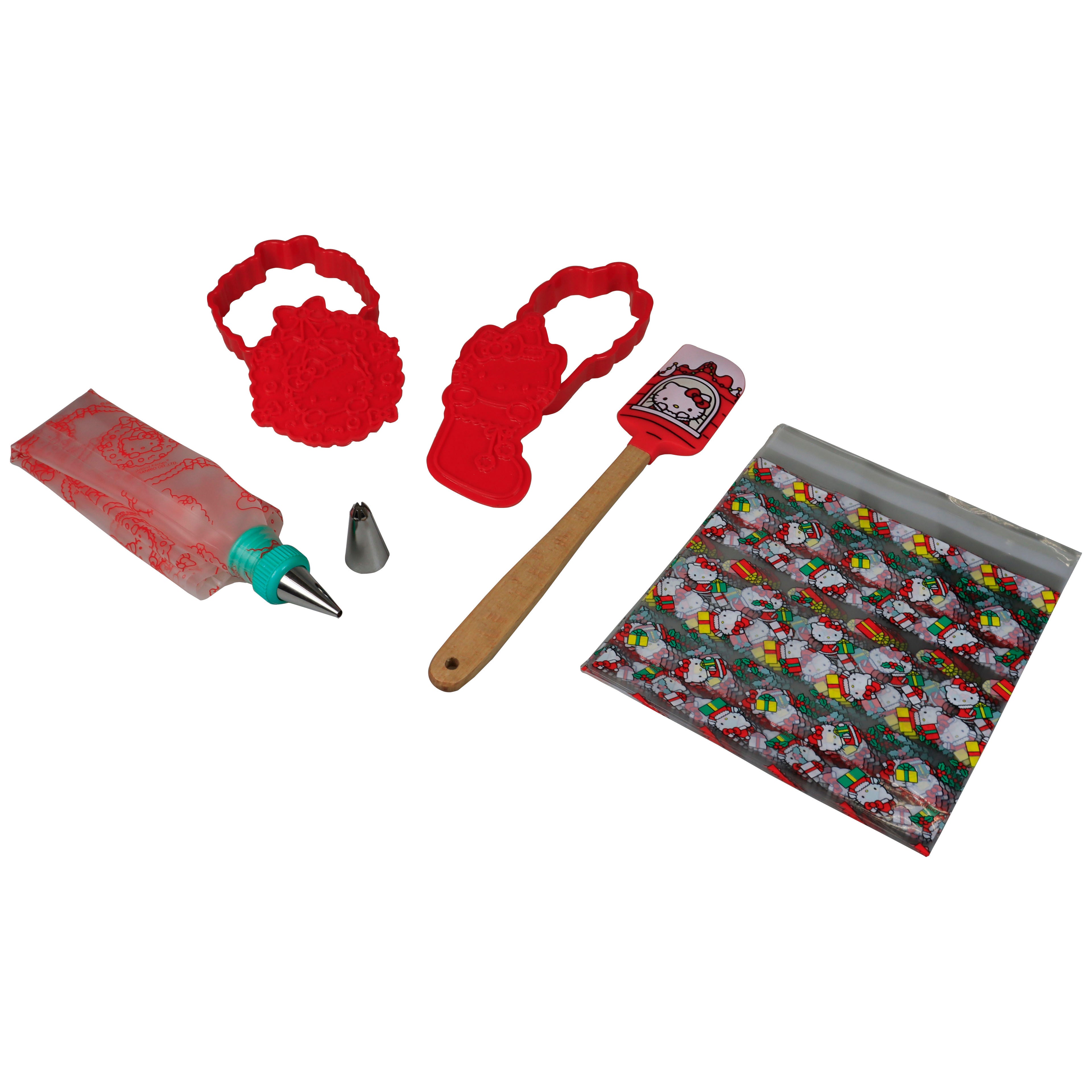Hello Kitty Holiday Cookie Stamp and Frosting Set