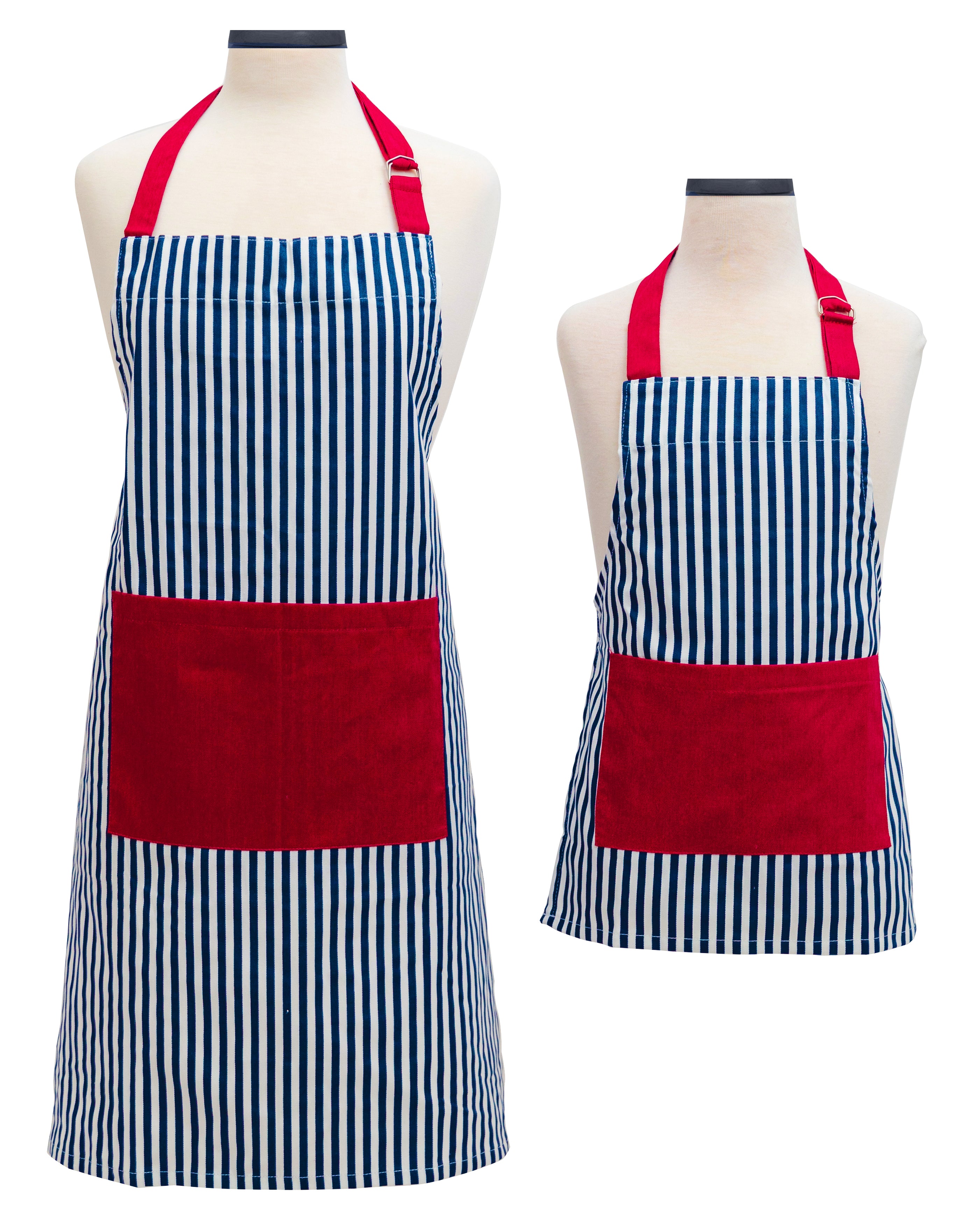 Striped Adult and Youth Apron Boxed Set