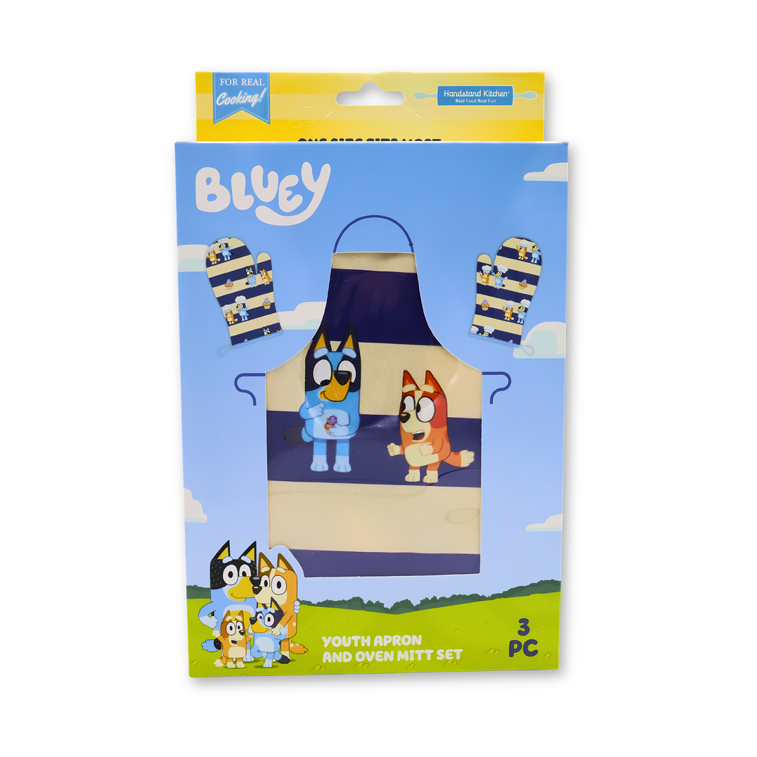 BLUEY Youth Apron and Oven Mitt Set