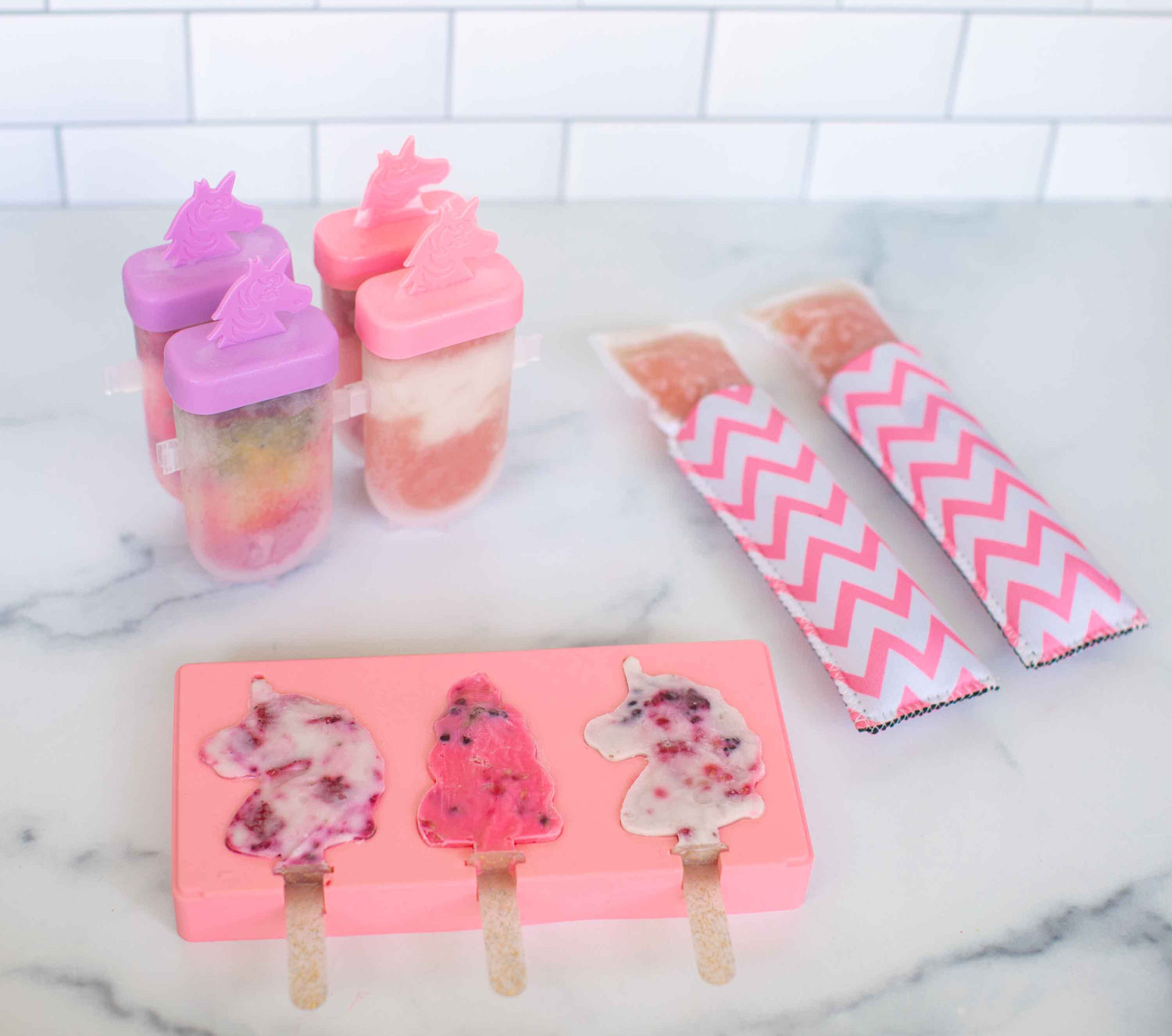 Lifestyle image of ice pops