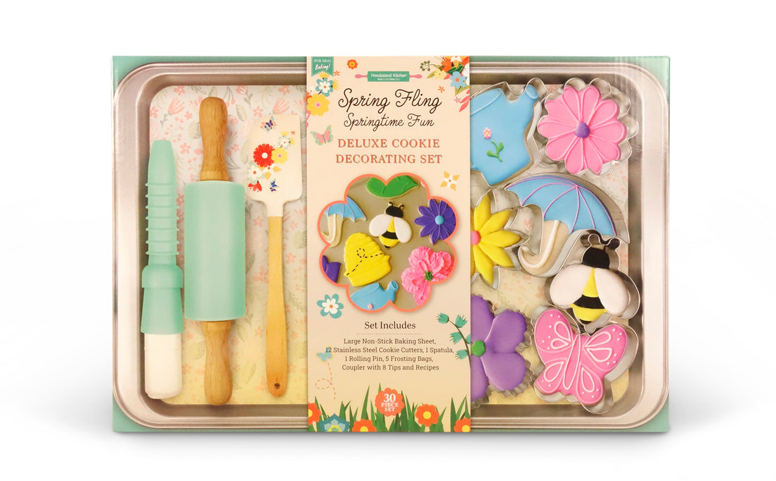 Spring Fling Springtime Fun Deluxe Cookie Decorating Set