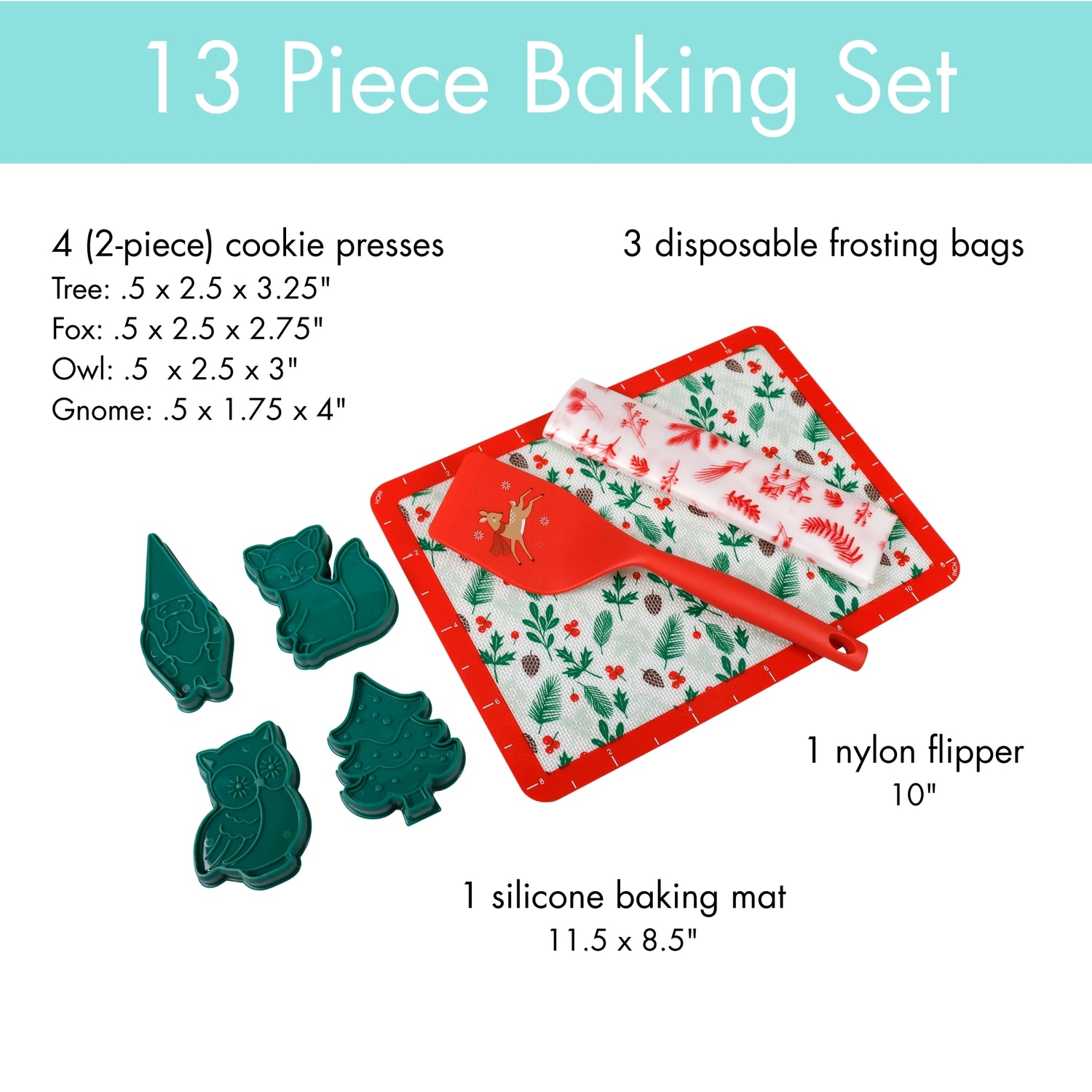 Woodland Cookie Baking Set