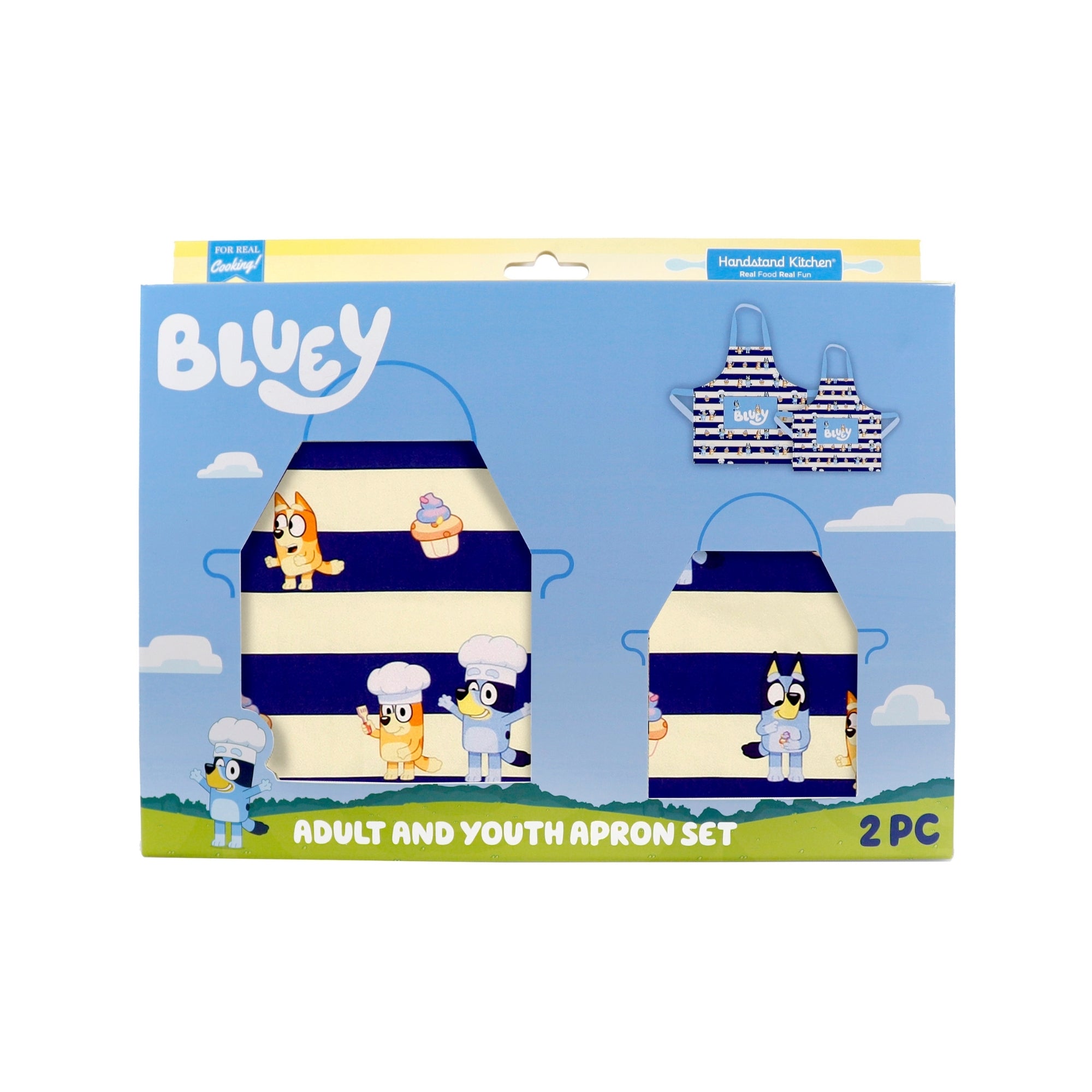 BLUEY Adult and Youth Apron Set