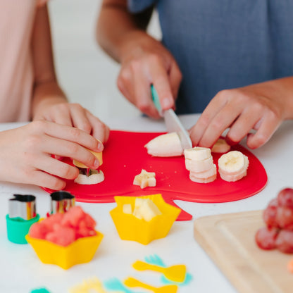 Foodie Friends Cutting Board and Knife Set