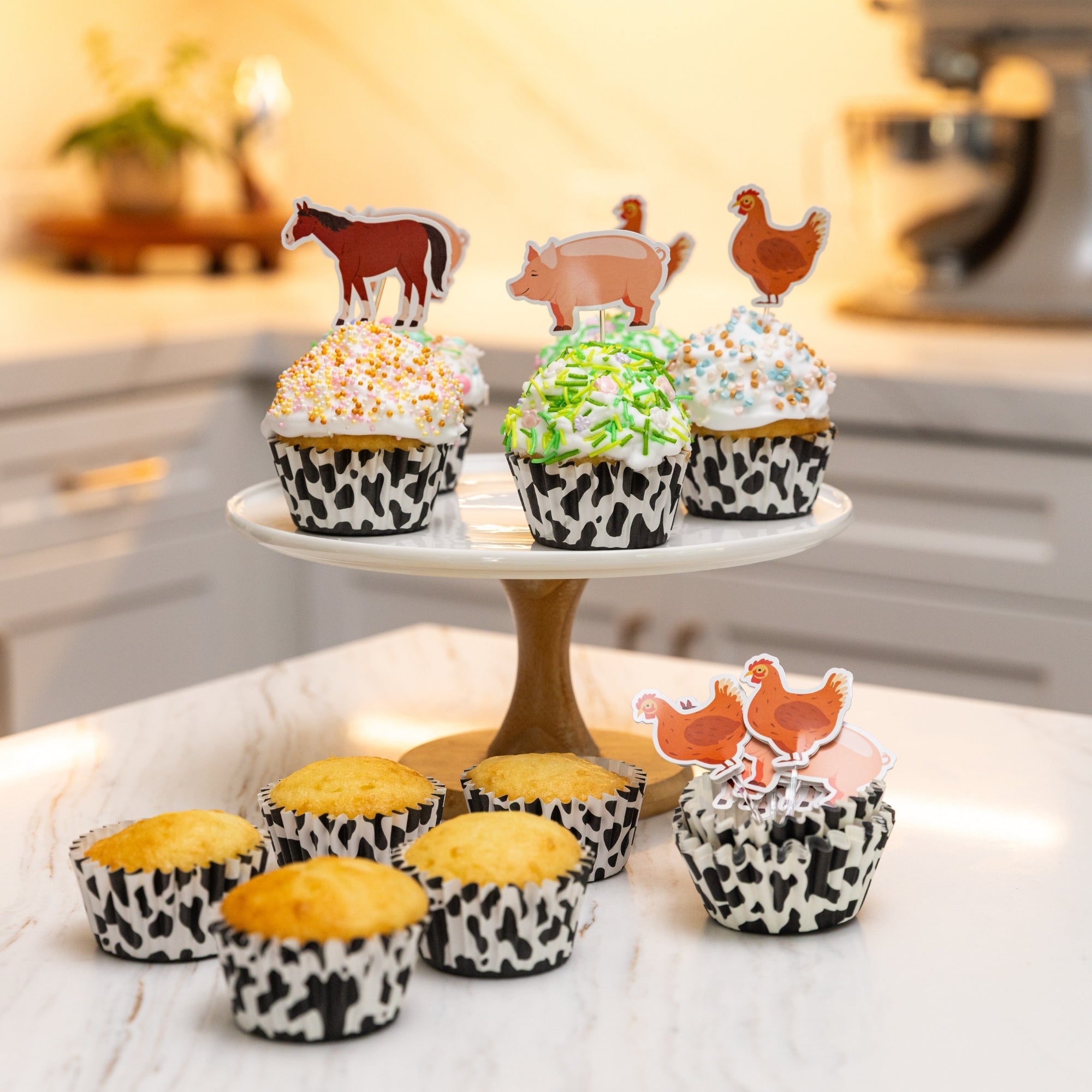 Farm Friends Cupcake Party Set