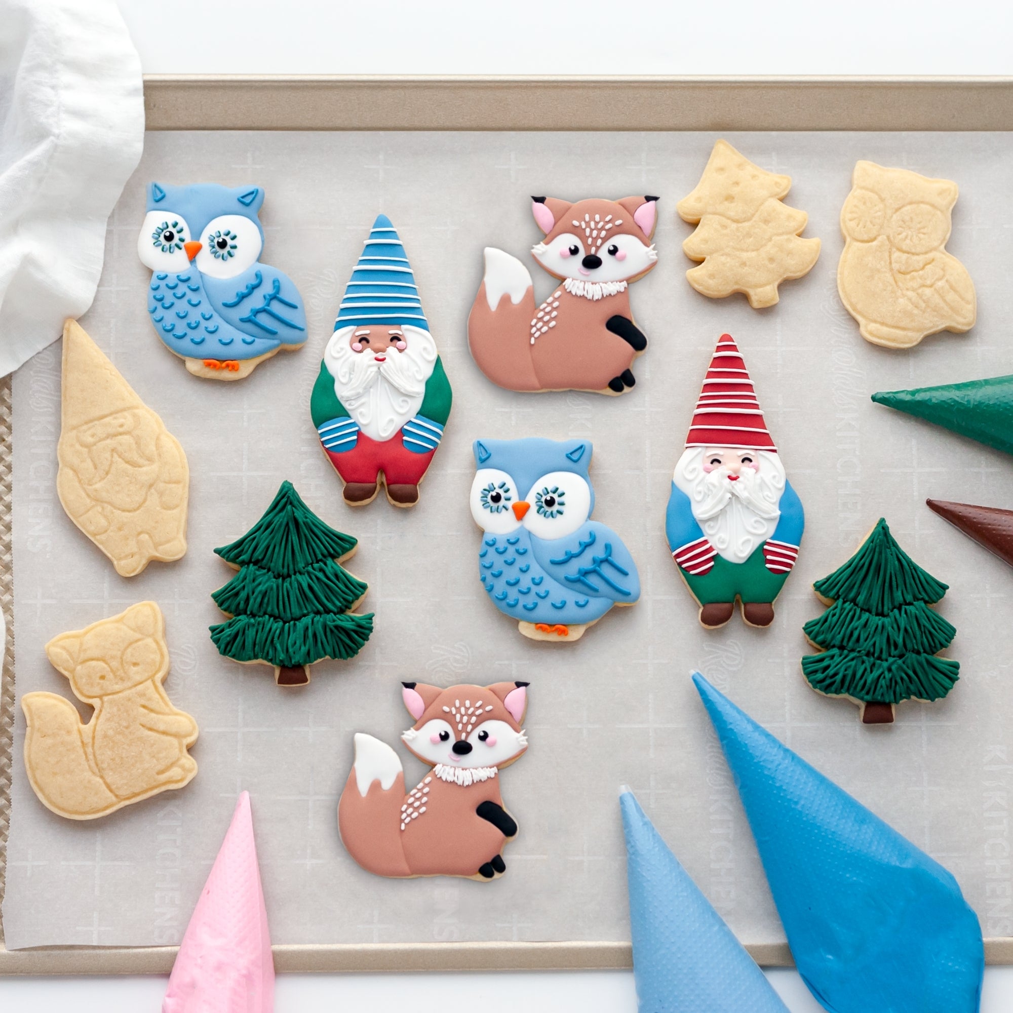 Handstand Kitchen Woodland Cookie Baking Set - Thumbnail 4