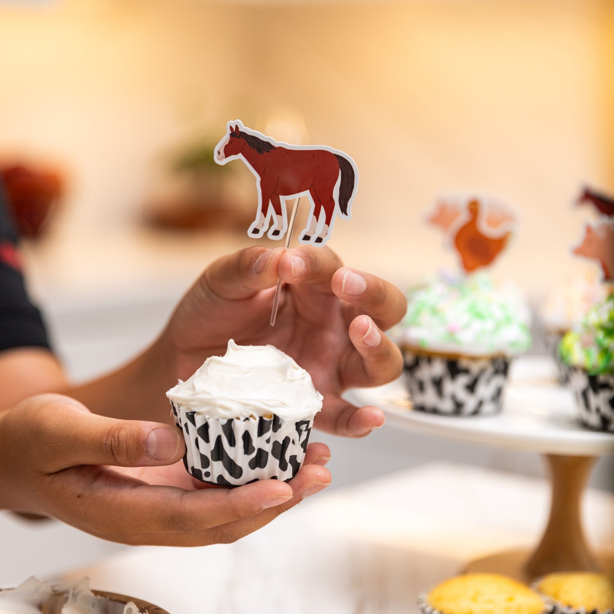 Farm Friends Cupcake Party Set