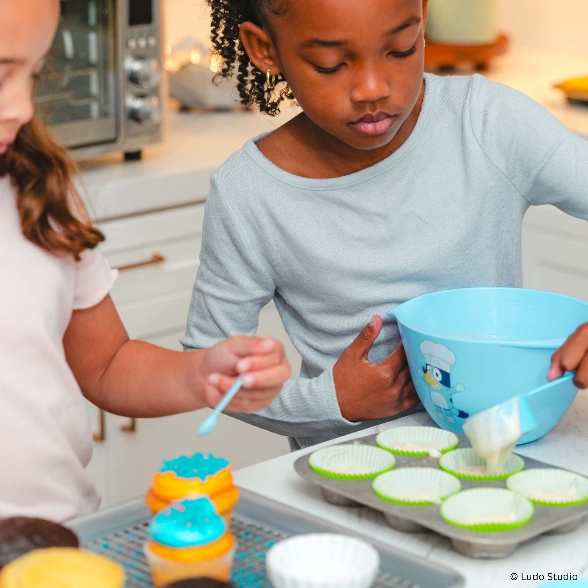 BLUEY My First Kitchen Set - Mixing Bowl, Measuring Tools and