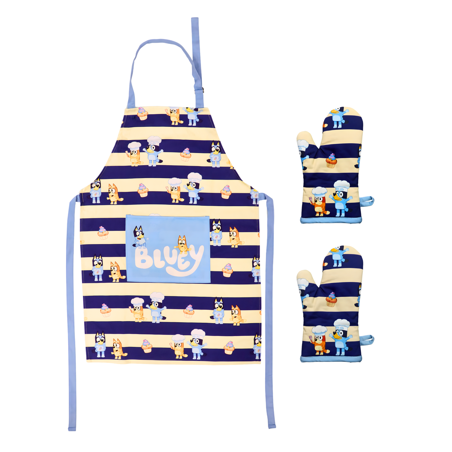 BLUEY Youth Apron and Oven Mitt Set