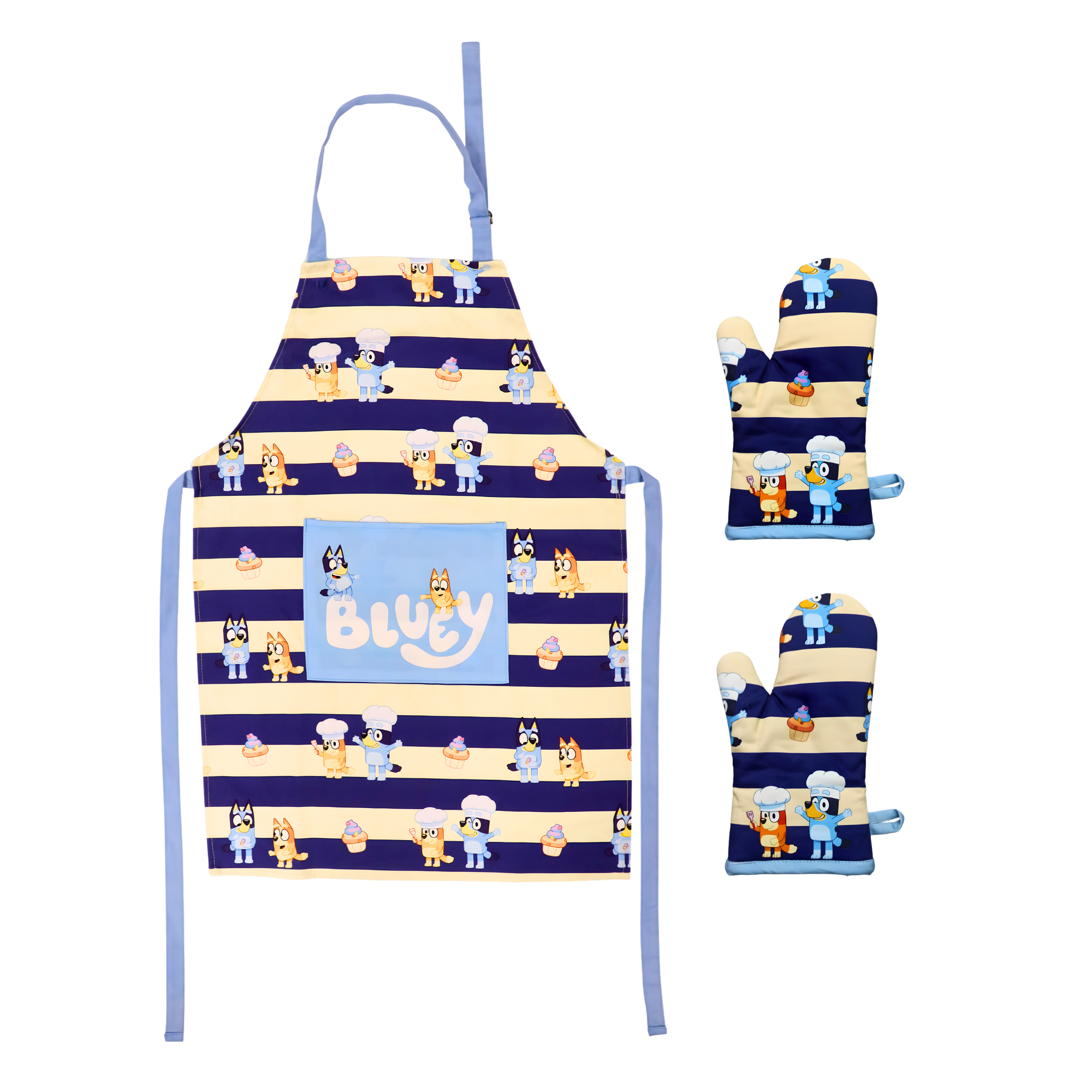 BLUEY Youth Apron and Oven Mitt Set