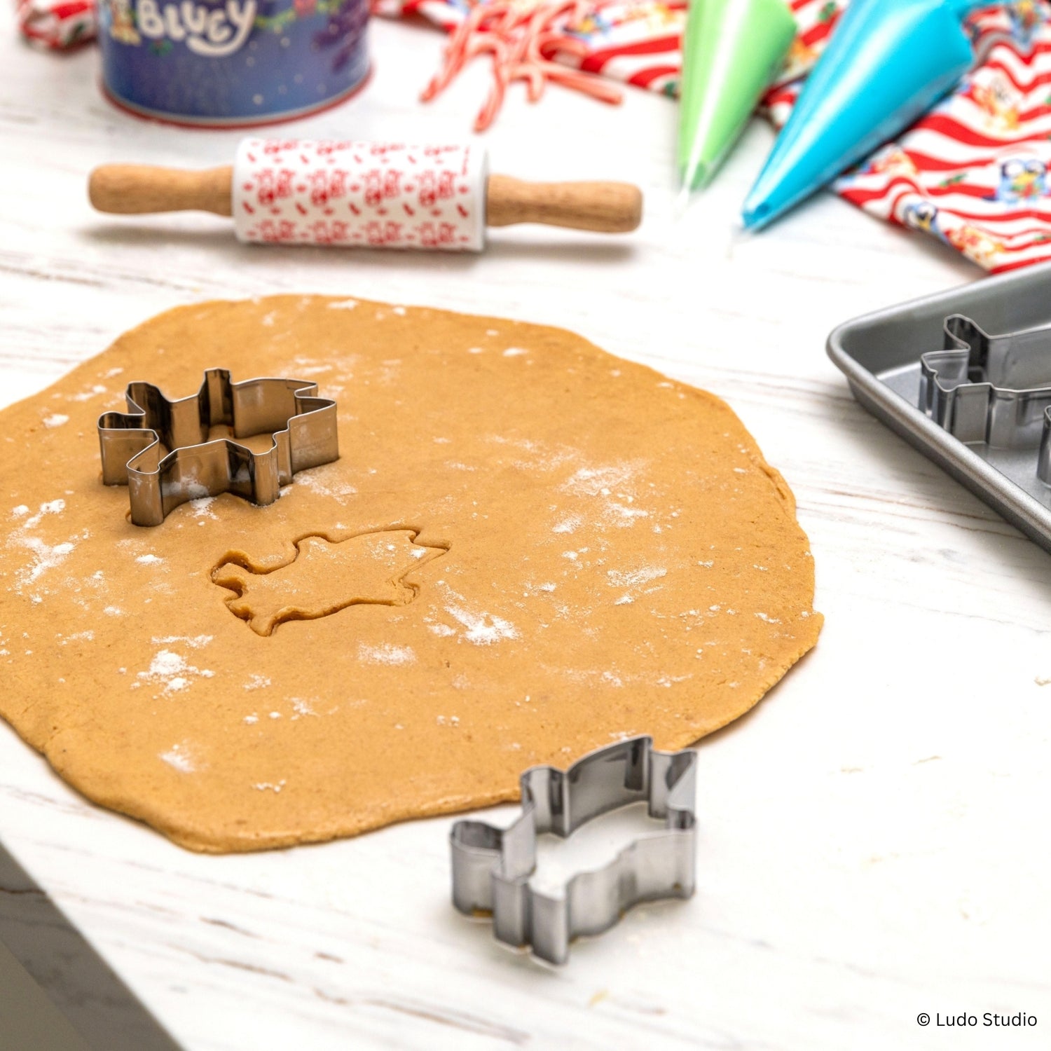 Bluey Holiday Cookie Cutters – Set of 10