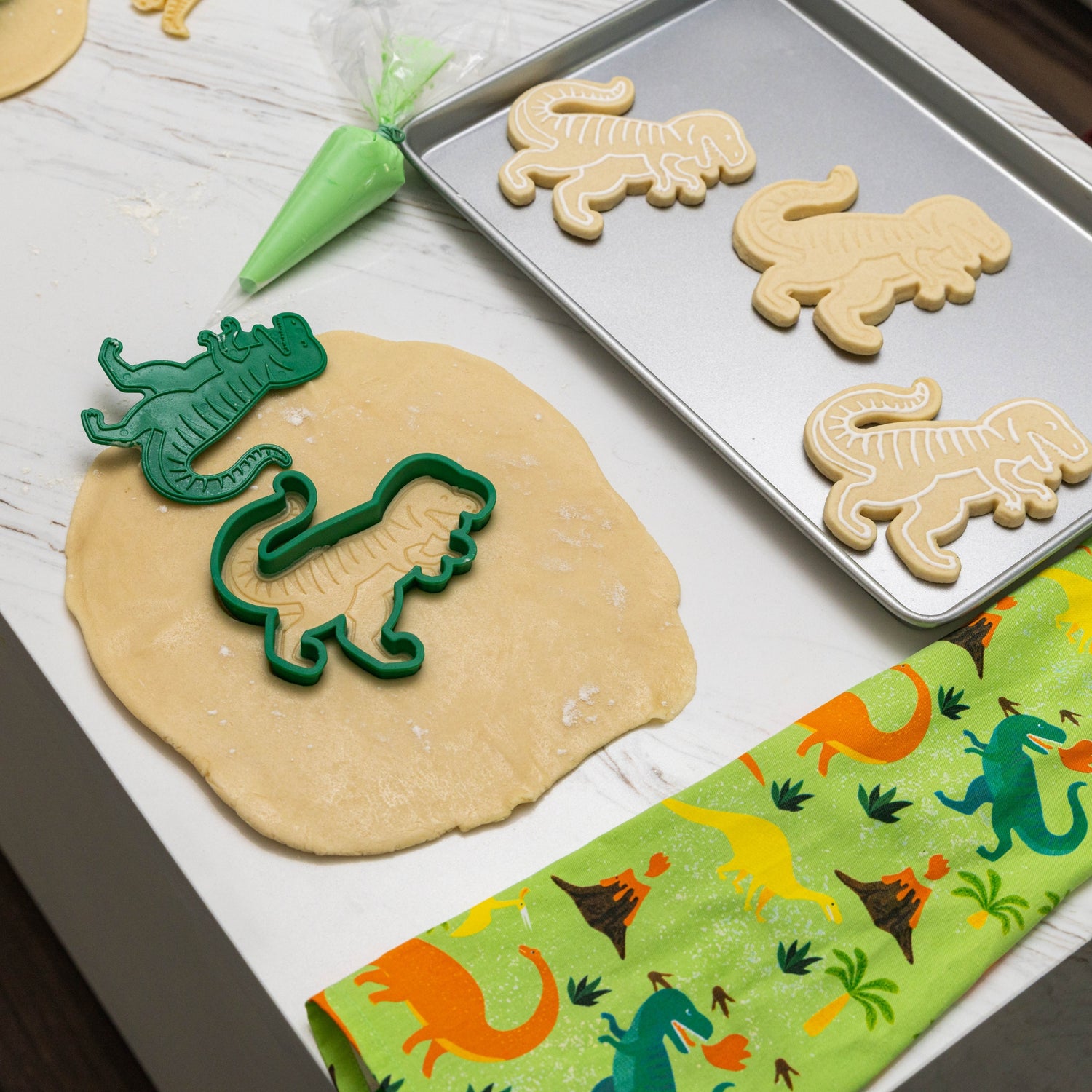 Press-O-Saurus Cookie Stamp and Cutter