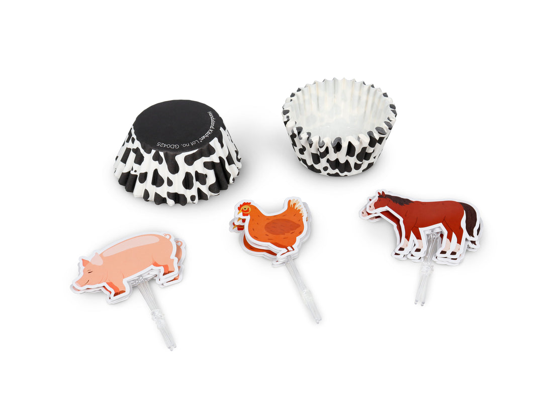 Farm Friends Cupcake Party Set