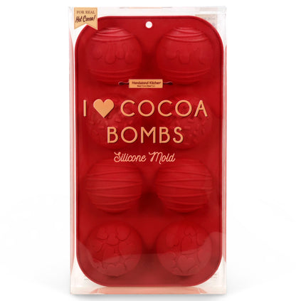 I ❤️ Cocoa Bombs 8 Cavity Mold