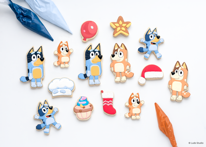 Bluey Holiday Cookie Cutters – Set of 10