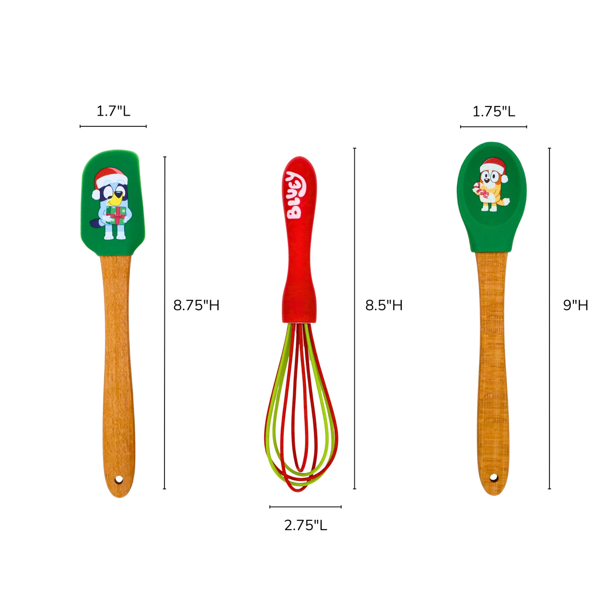 Bluey Holiday Mini Utensil Set