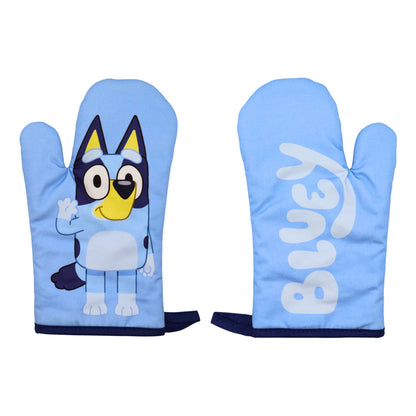 Bluey Dance Mode Youth Apron &amp; Oven Mitt Set