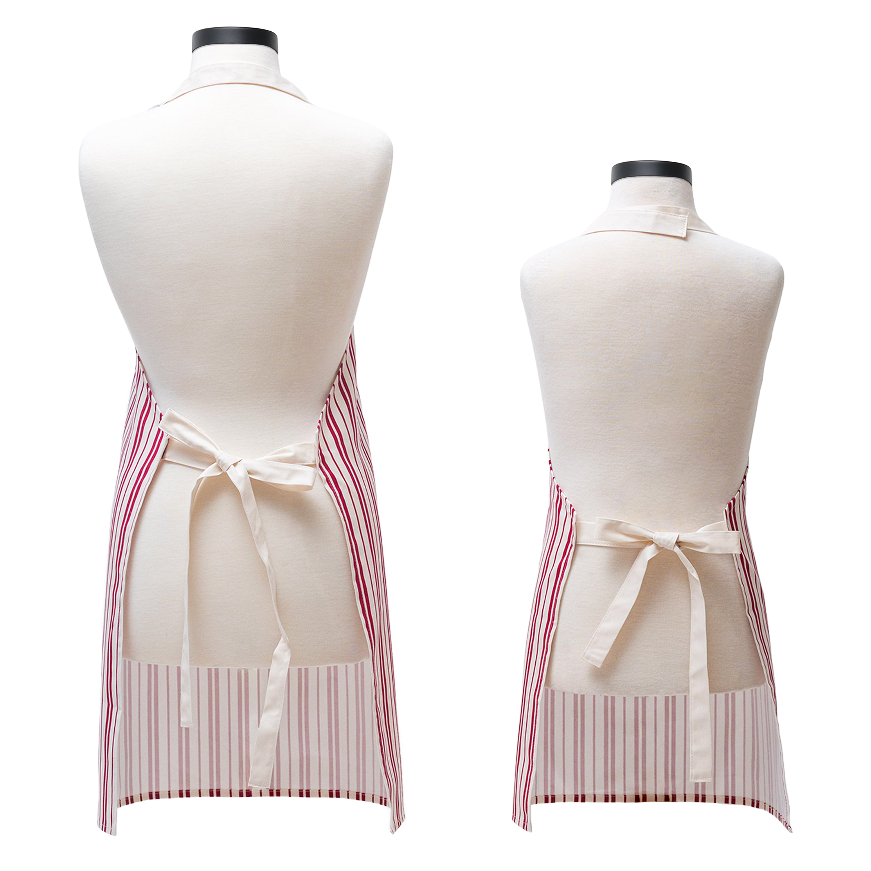 Classic Striped Adult and Youth Apron Boxed Set