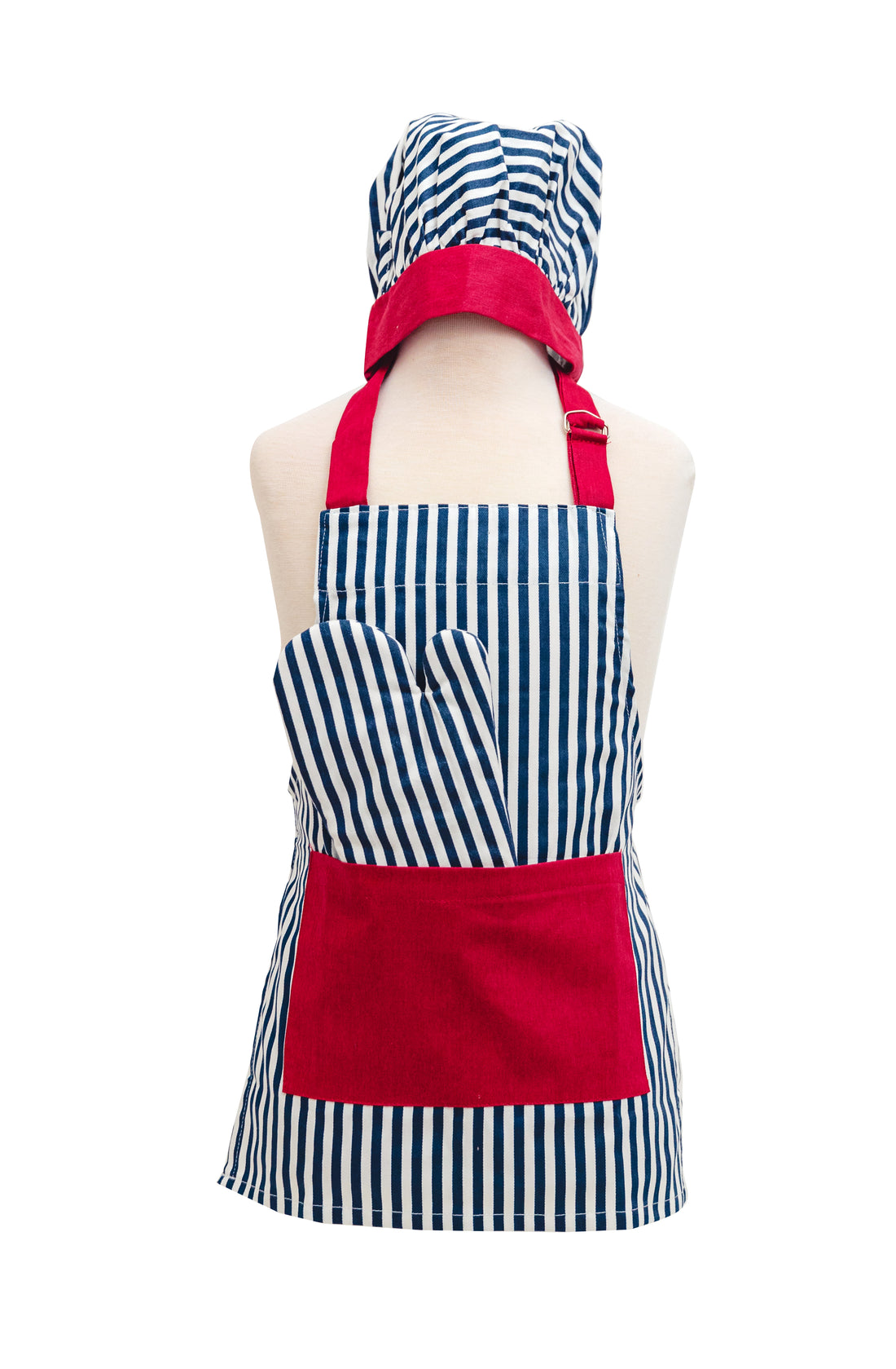 Striped Deluxe Youth Apron Boxed Set