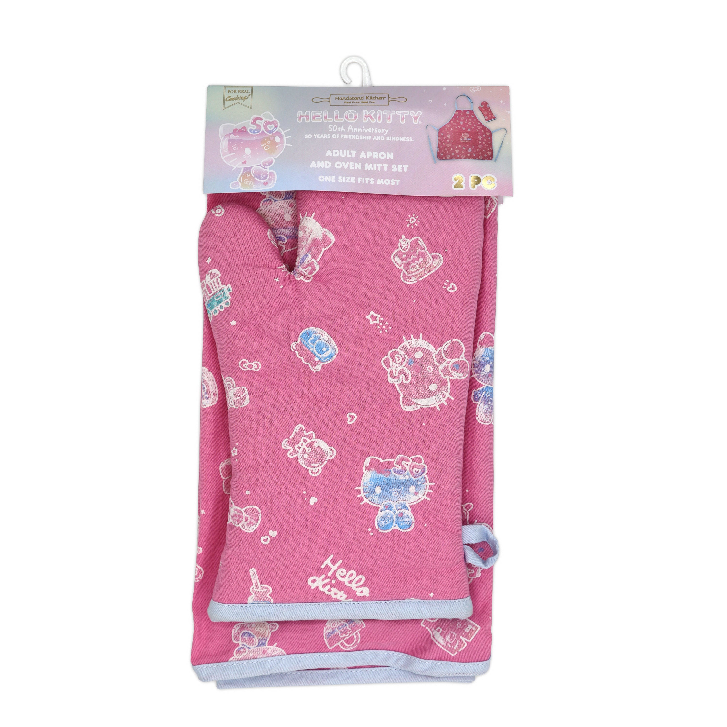 Hello Kitty® 50th Anniversary Adult Apron and Oven Mitt Set