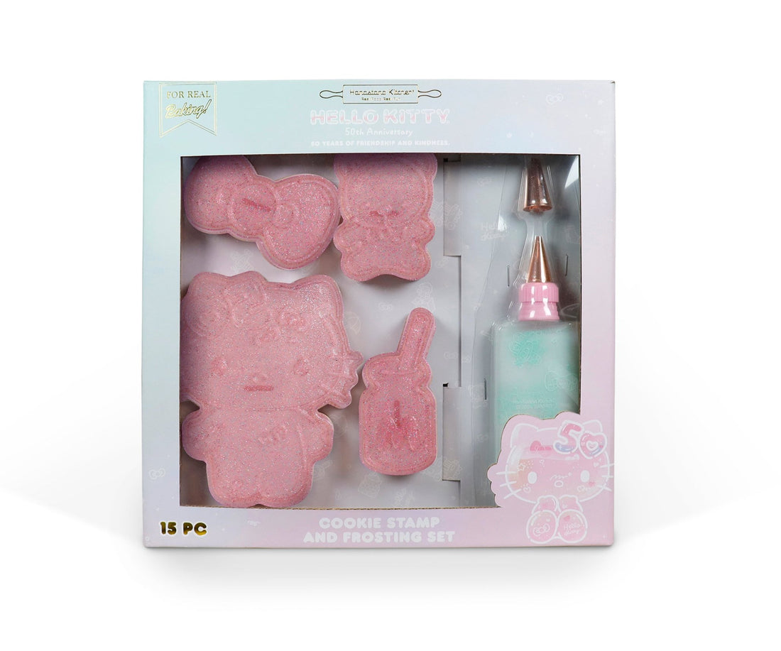 Hello Kitty® 50th Anniversary Cookie Stamp and Frosting Set