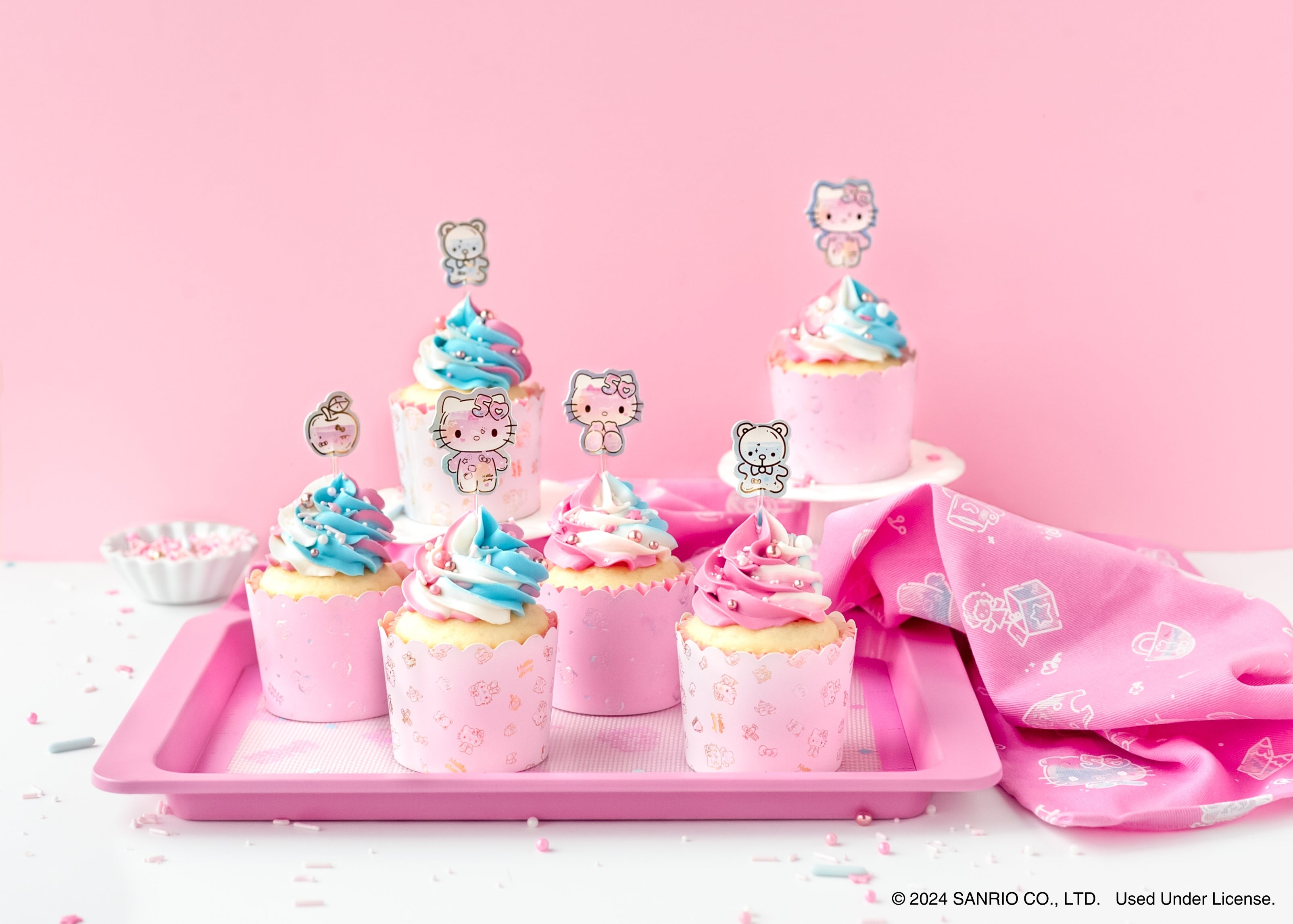 Hello Kitty® 50th Anniversary Cupcake Party Set