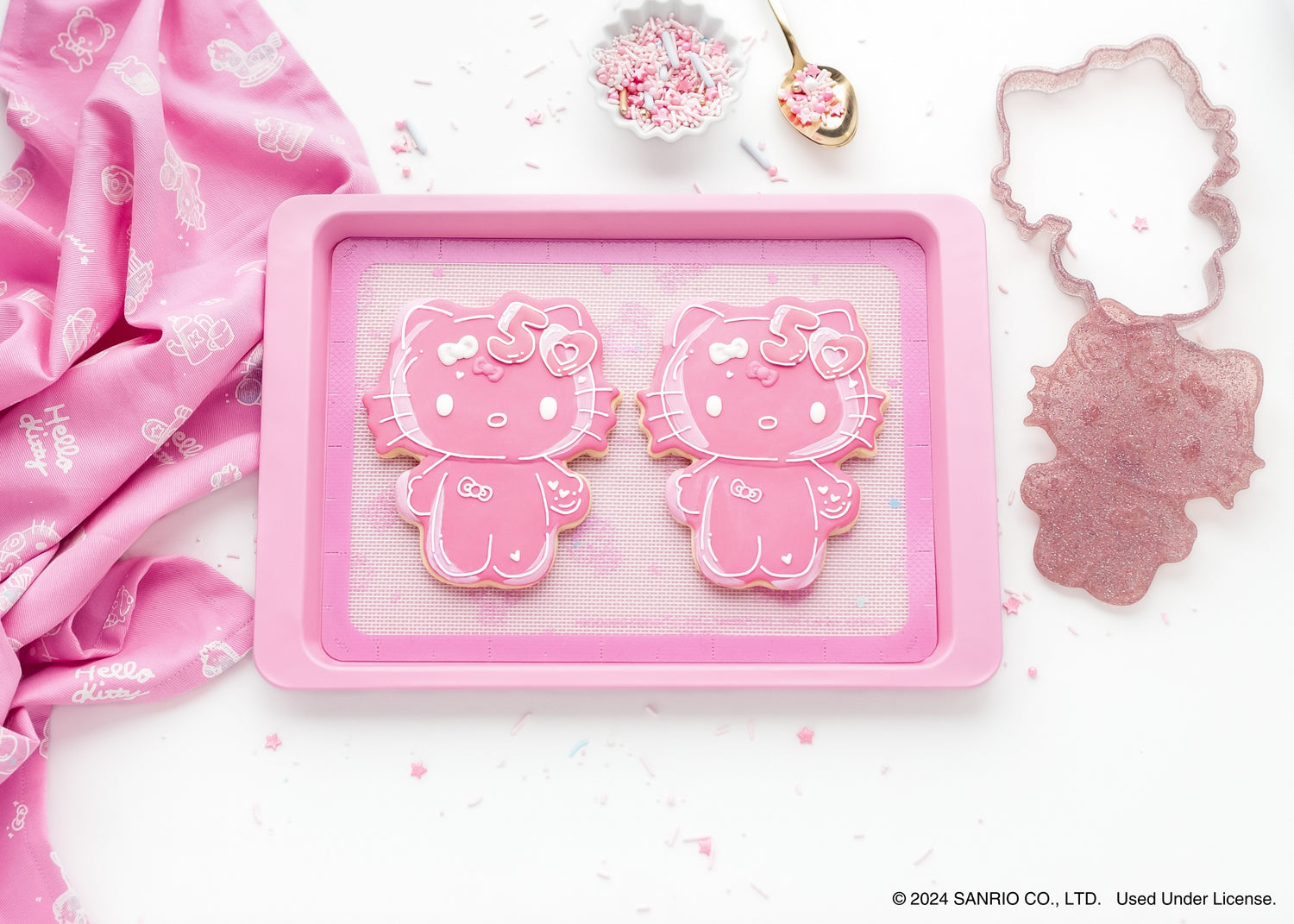 Hello Kitty® 50th Anniversary Cookie Stamp and Cutter