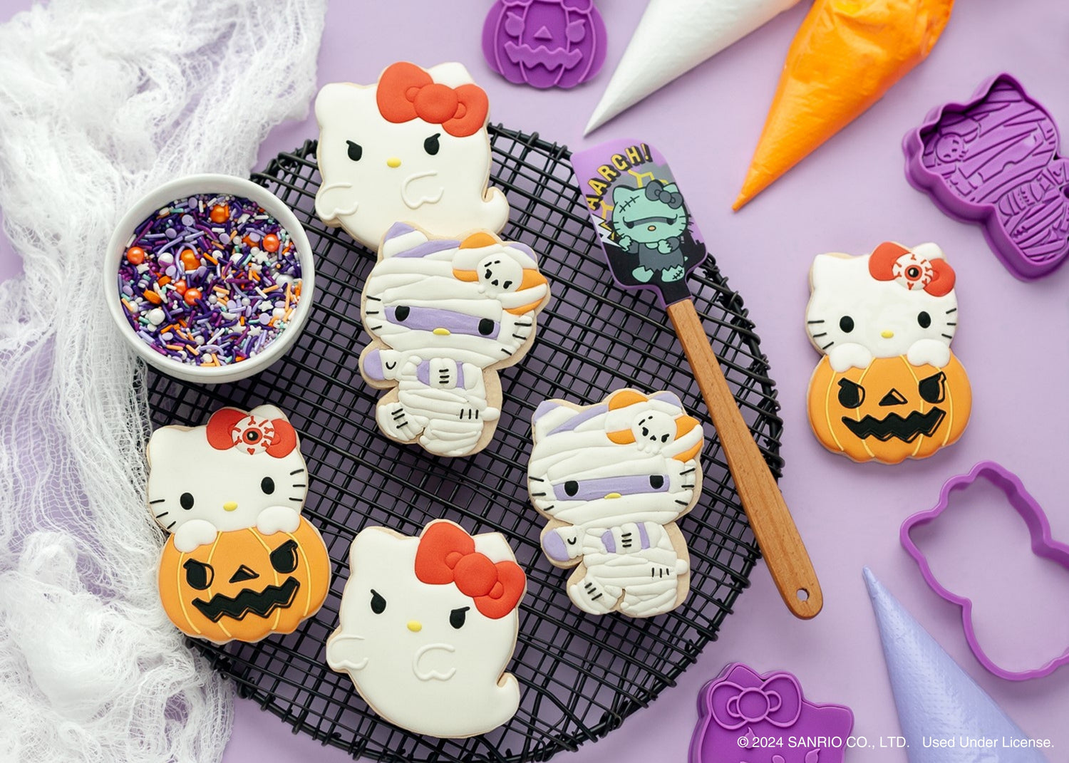 Hello Kitty® Halloween Cookie Stamps - Set of 3