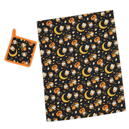 Hello Kitty® Spooky Kitchen Towel and Potholder Set