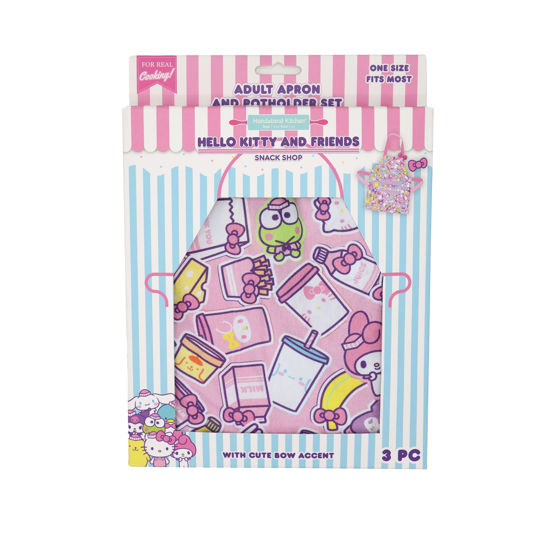 Hello Kitty® and Friends Snack Shop Adult Apron and Potholder Set