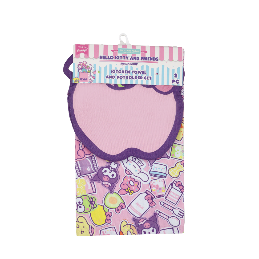 Hello Kitty® and Friends Snack Shop Kitchen Towel and Potholder Set