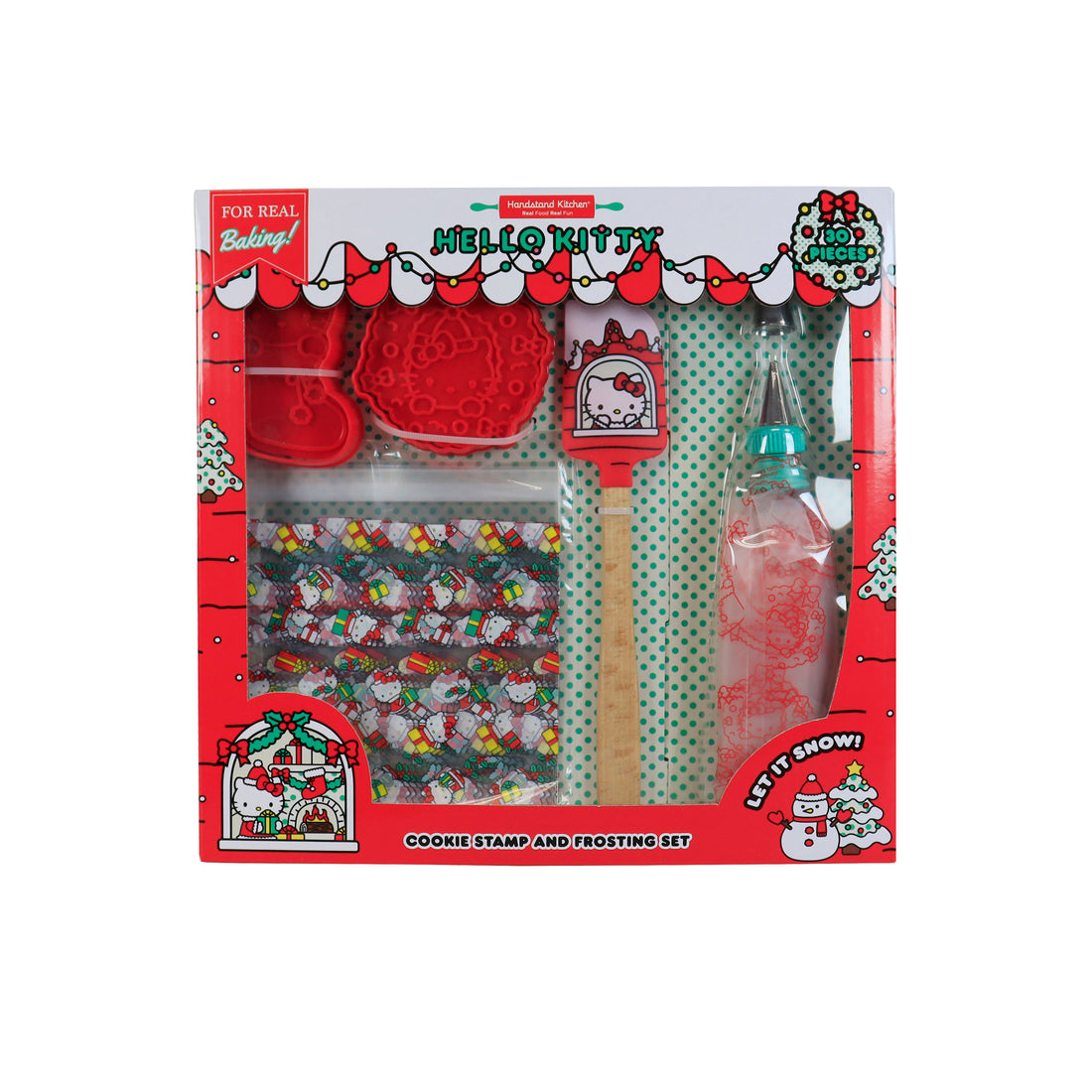 Hello Kitty Holiday Cookie Stamp and Frosting Set