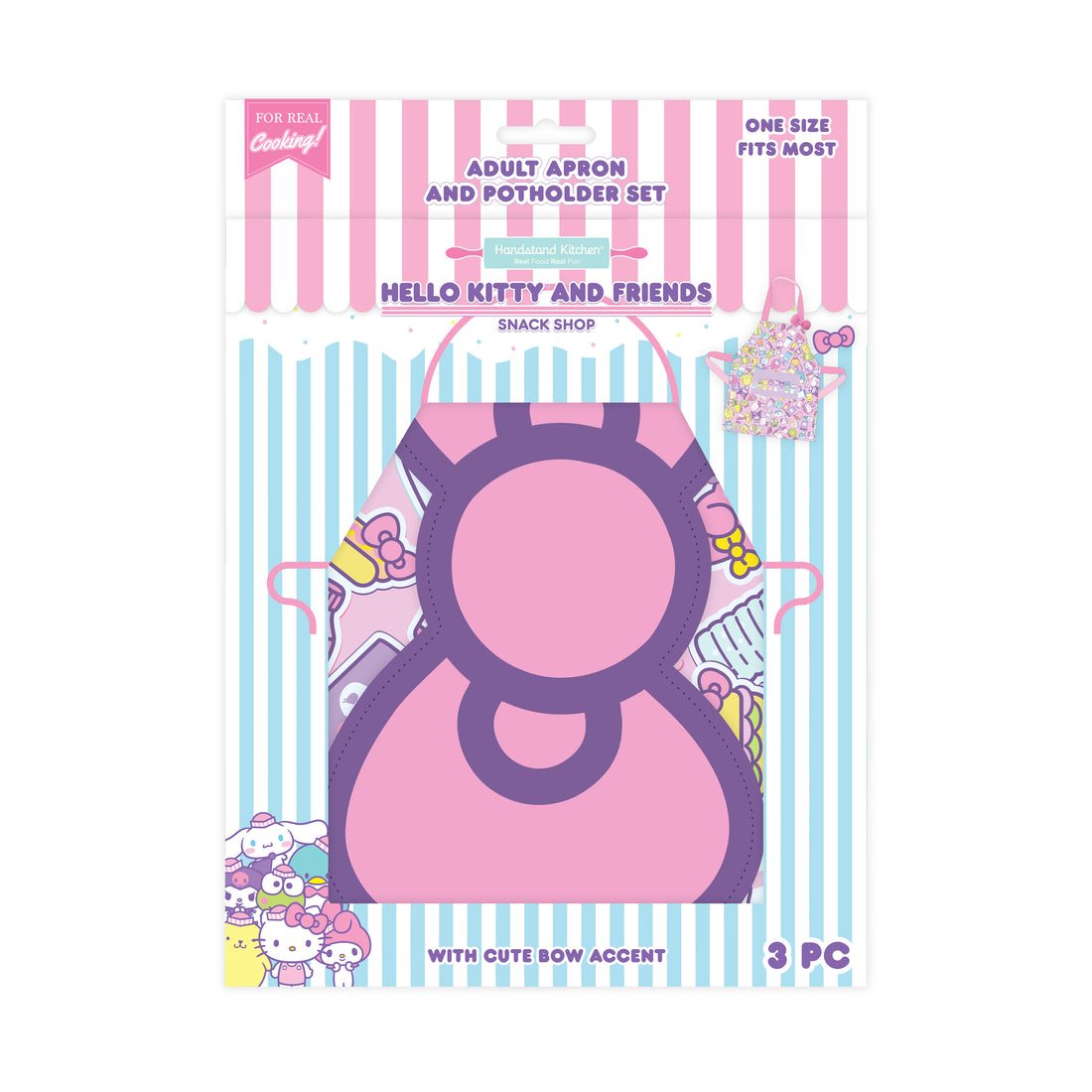 Hello Kitty® and Friends Snack Shop Adult Apron and Potholder Set