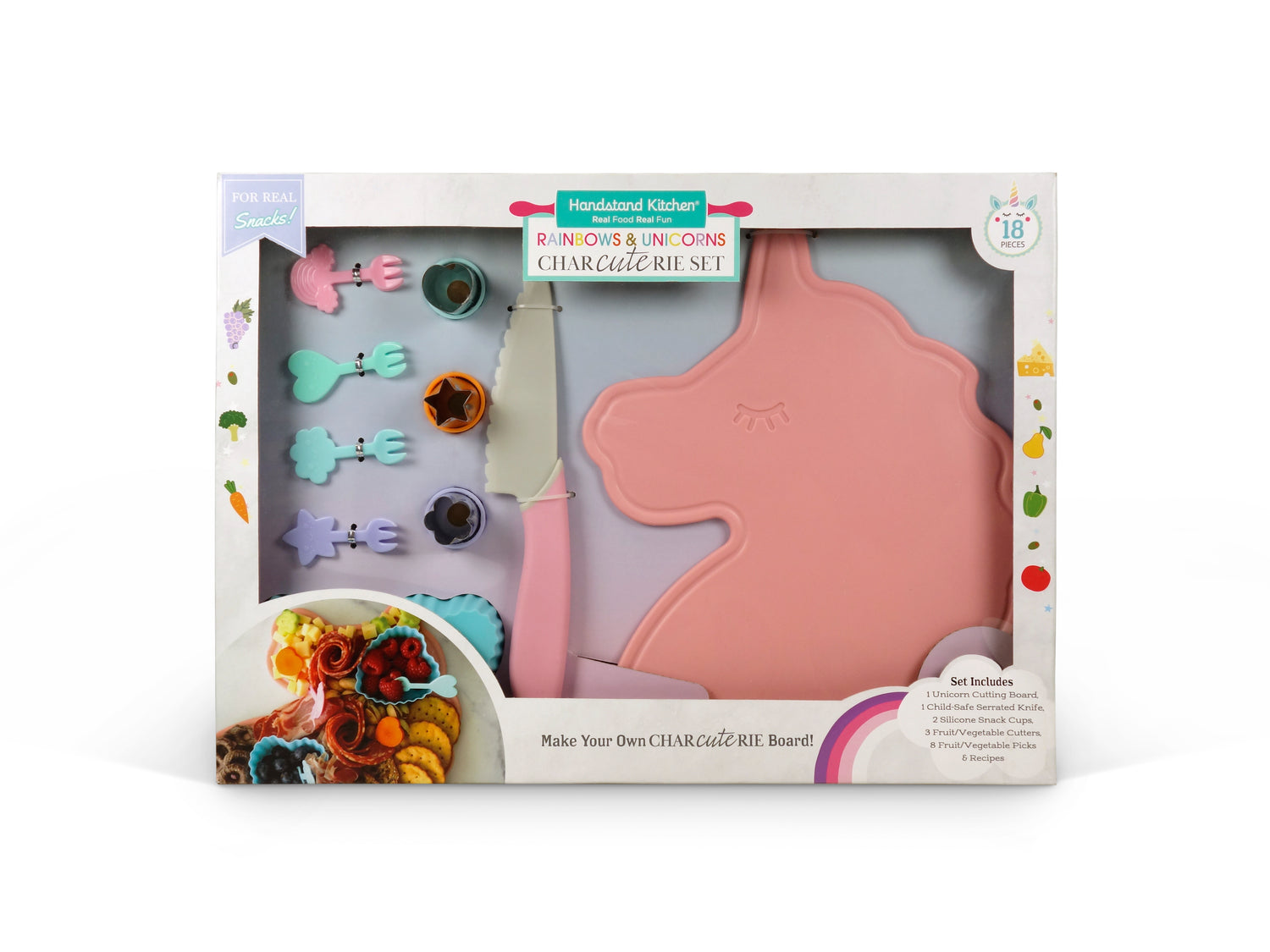 Rainbows &amp; Unicorns CHARcuteRIE Set