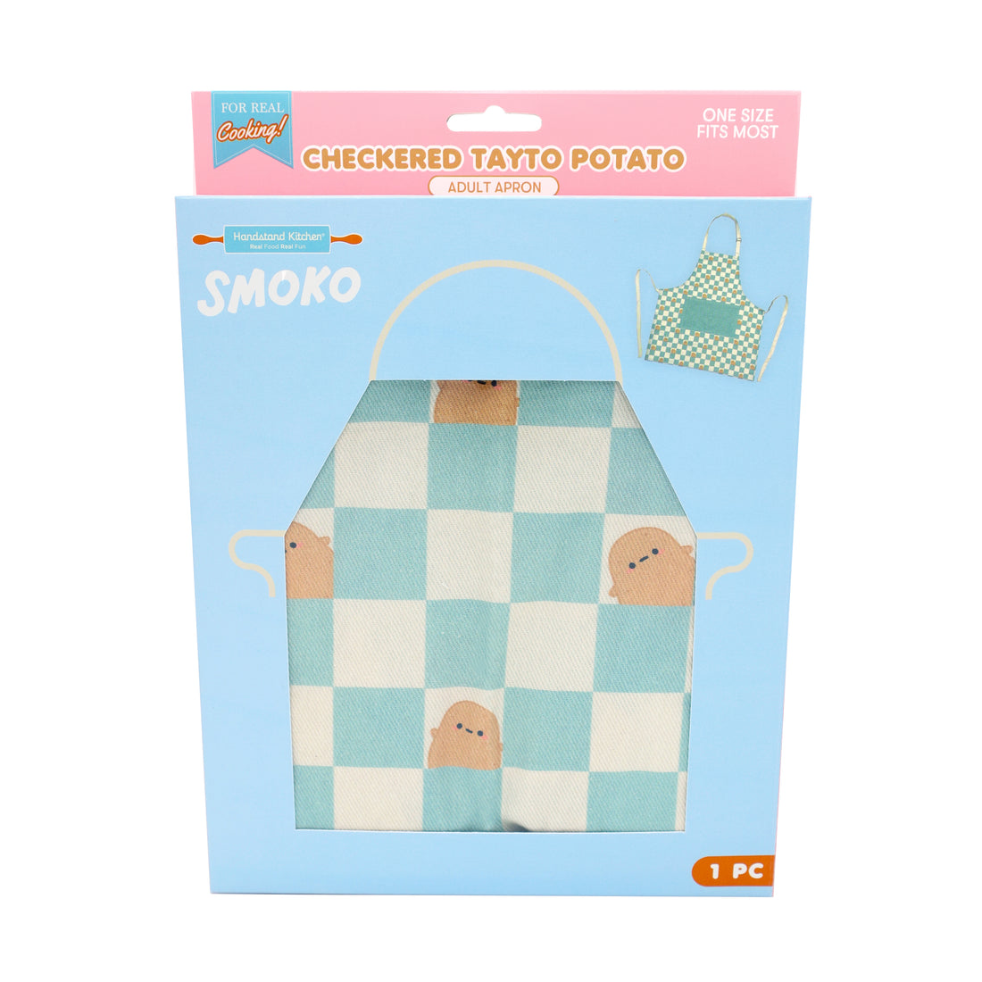 Smoko Checkered Tayto Potato Adult Apron