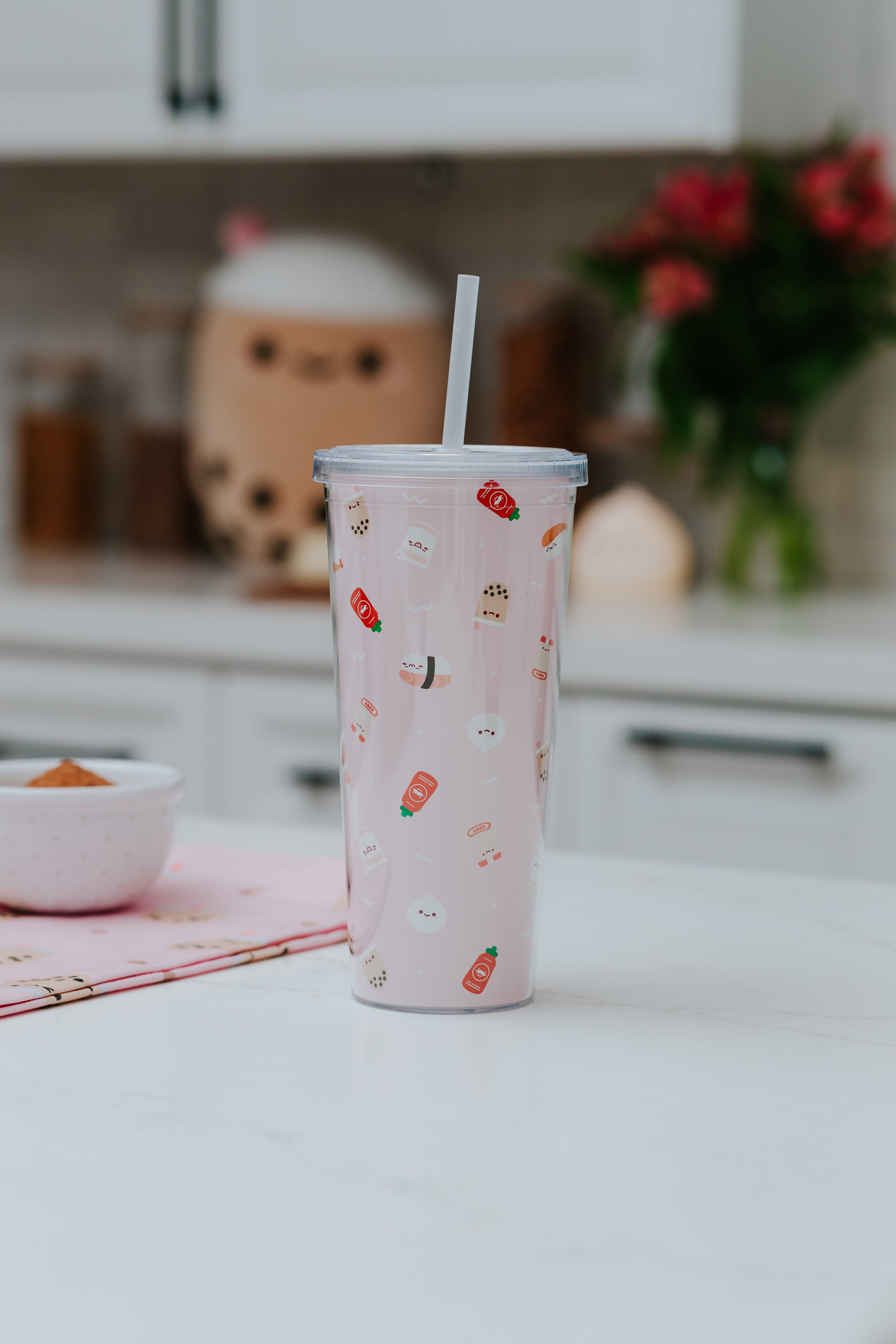 Smoko Kawaii Foodie Friends Tumbler - 24 Ounce