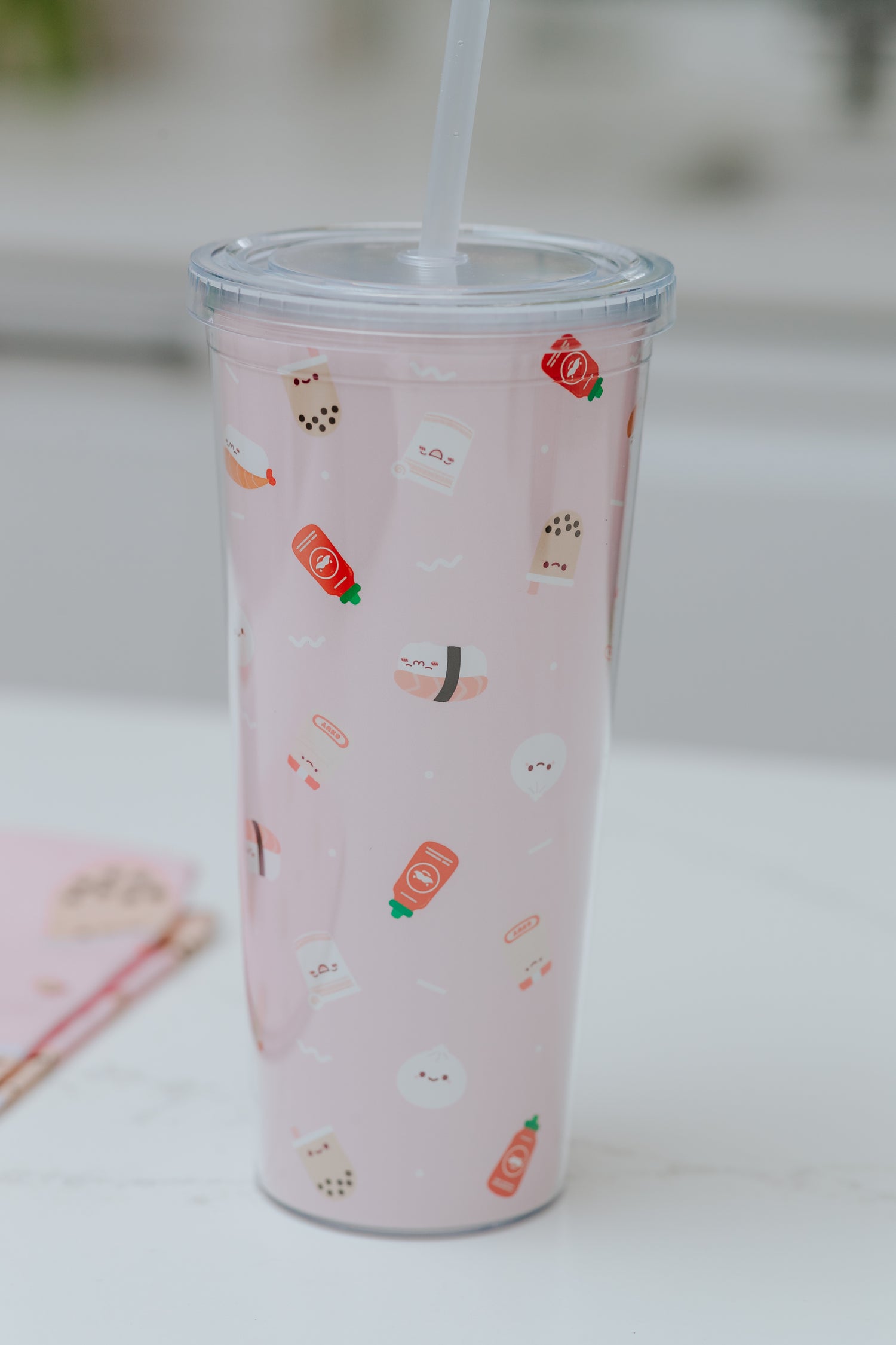 Smoko Kawaii Foodie Friends Tumbler - 24 Ounce