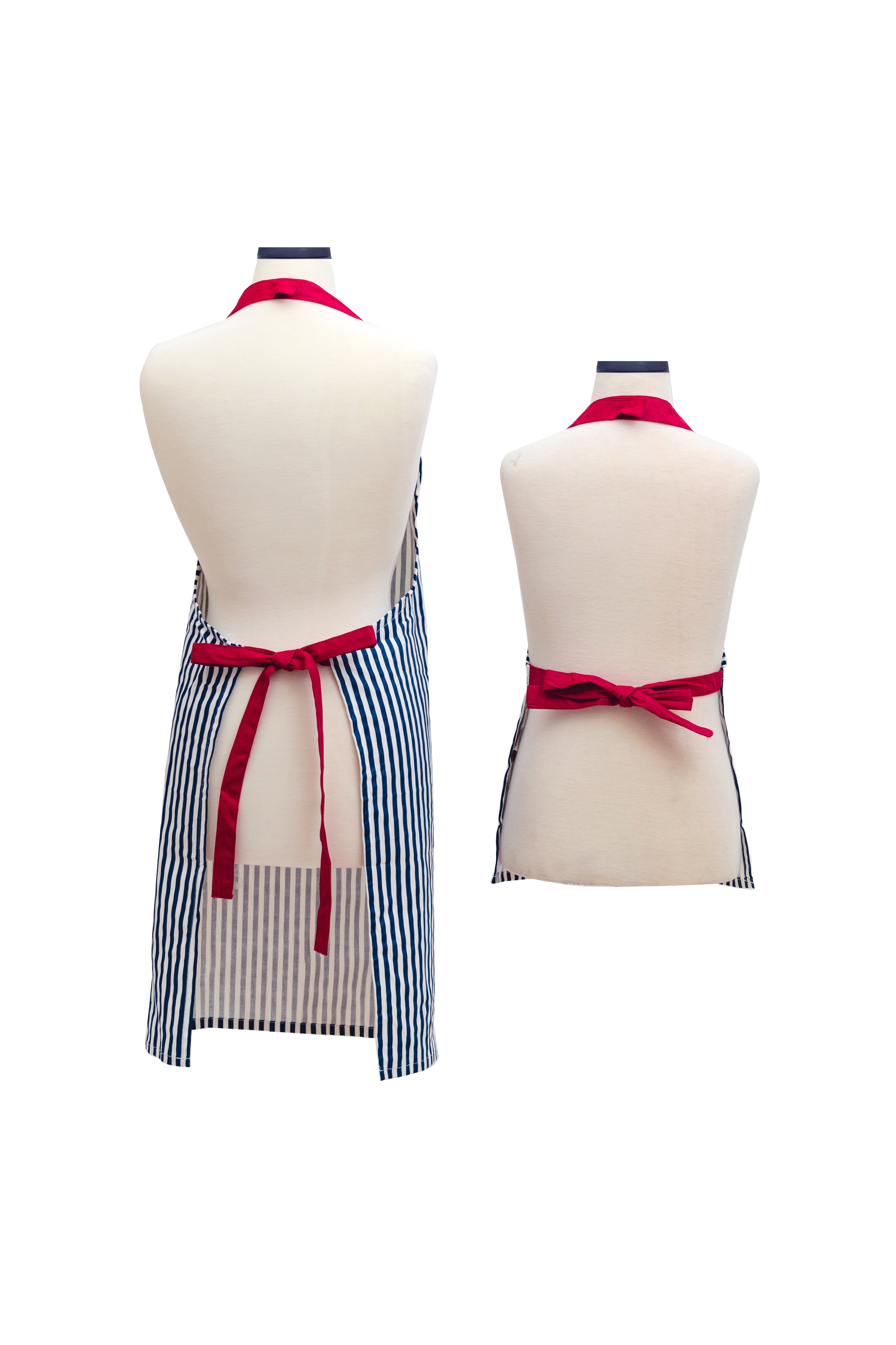 Striped Adult and Youth Apron Boxed Set