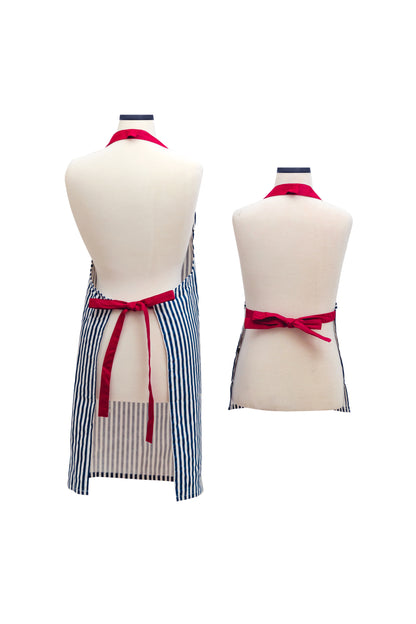 Striped Adult and Youth Apron Boxed Set
