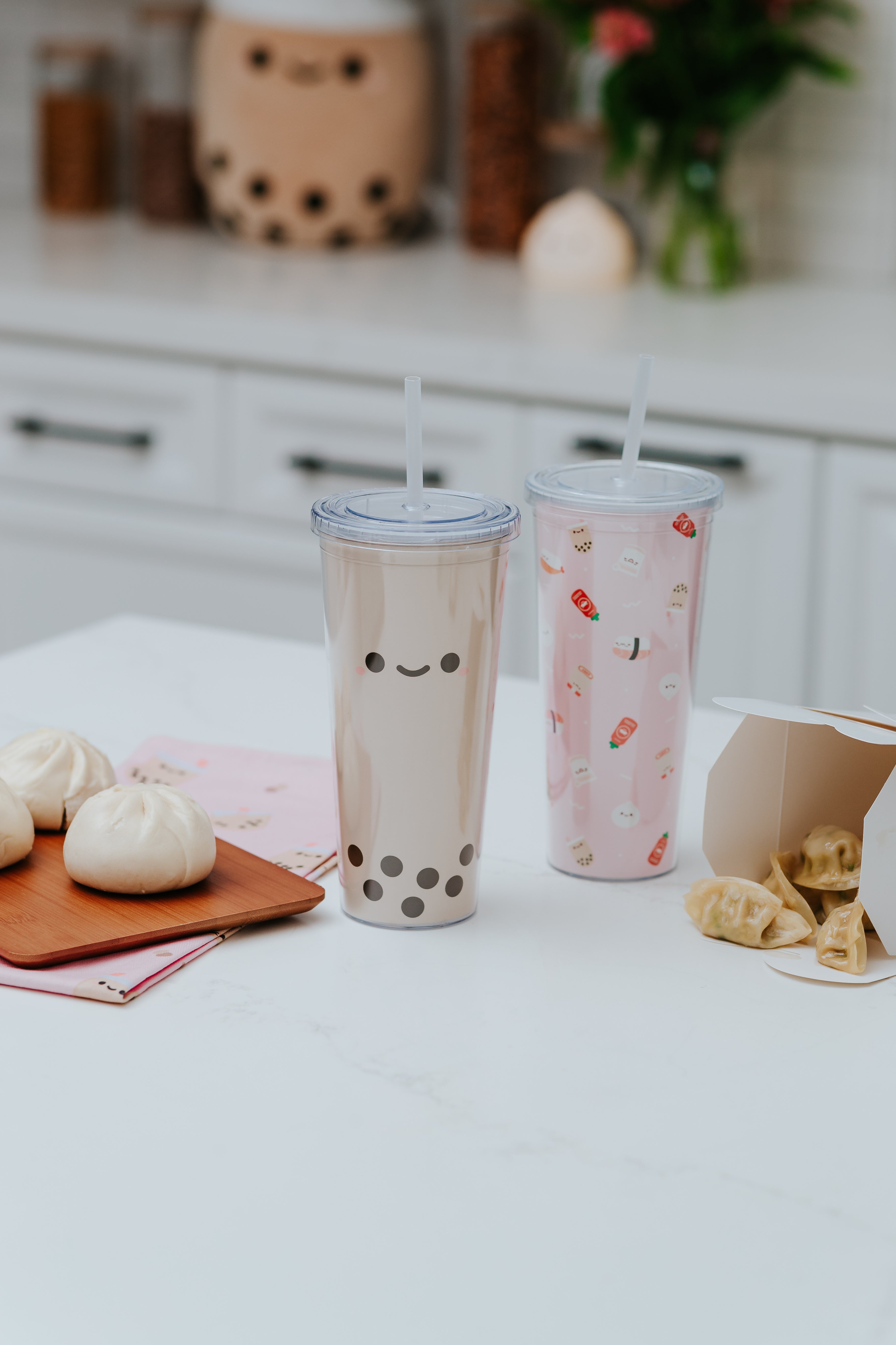 Smoko Kawaii Foodie Friends Tumbler - 24 Ounce