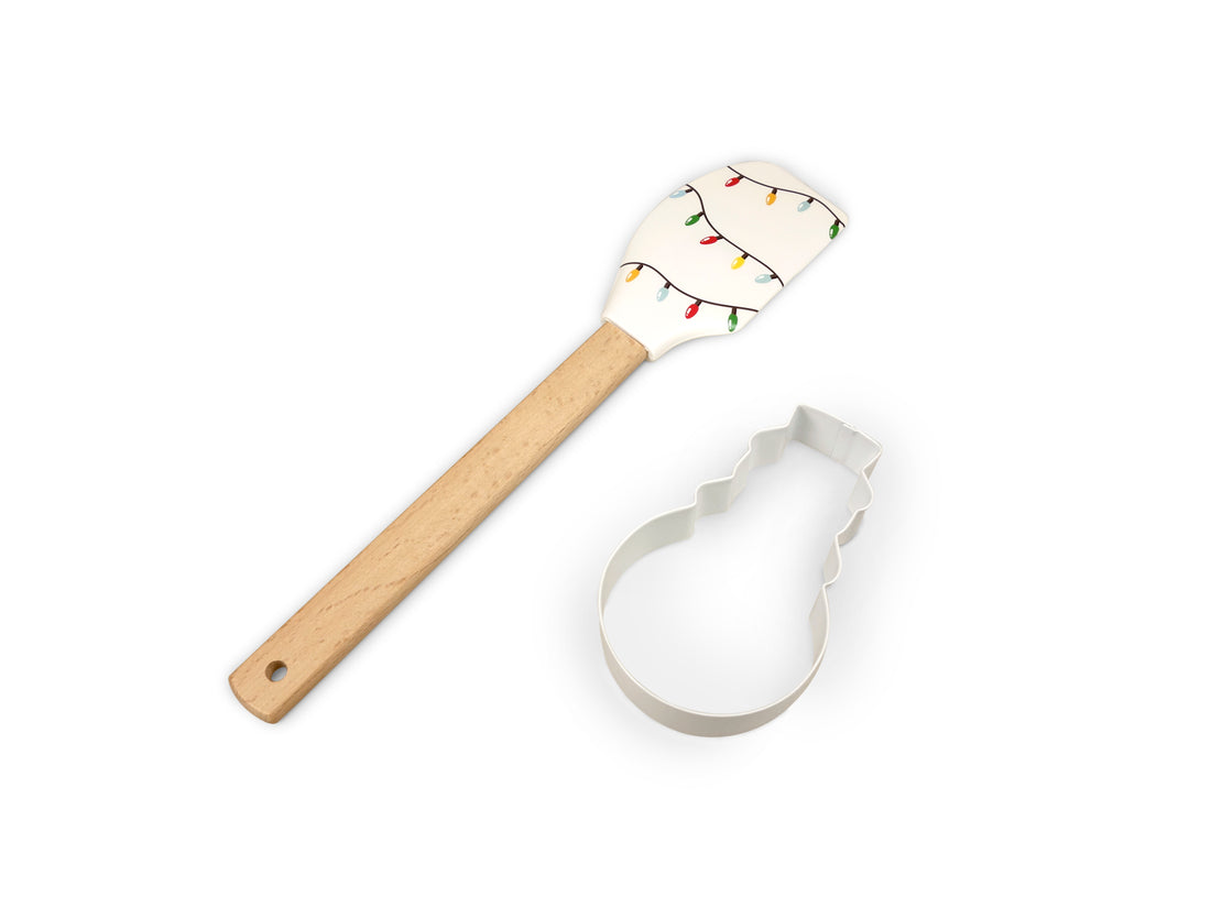 Out of box image of Winter Wonderland Snowman Cookie Cutter Set with Spatula