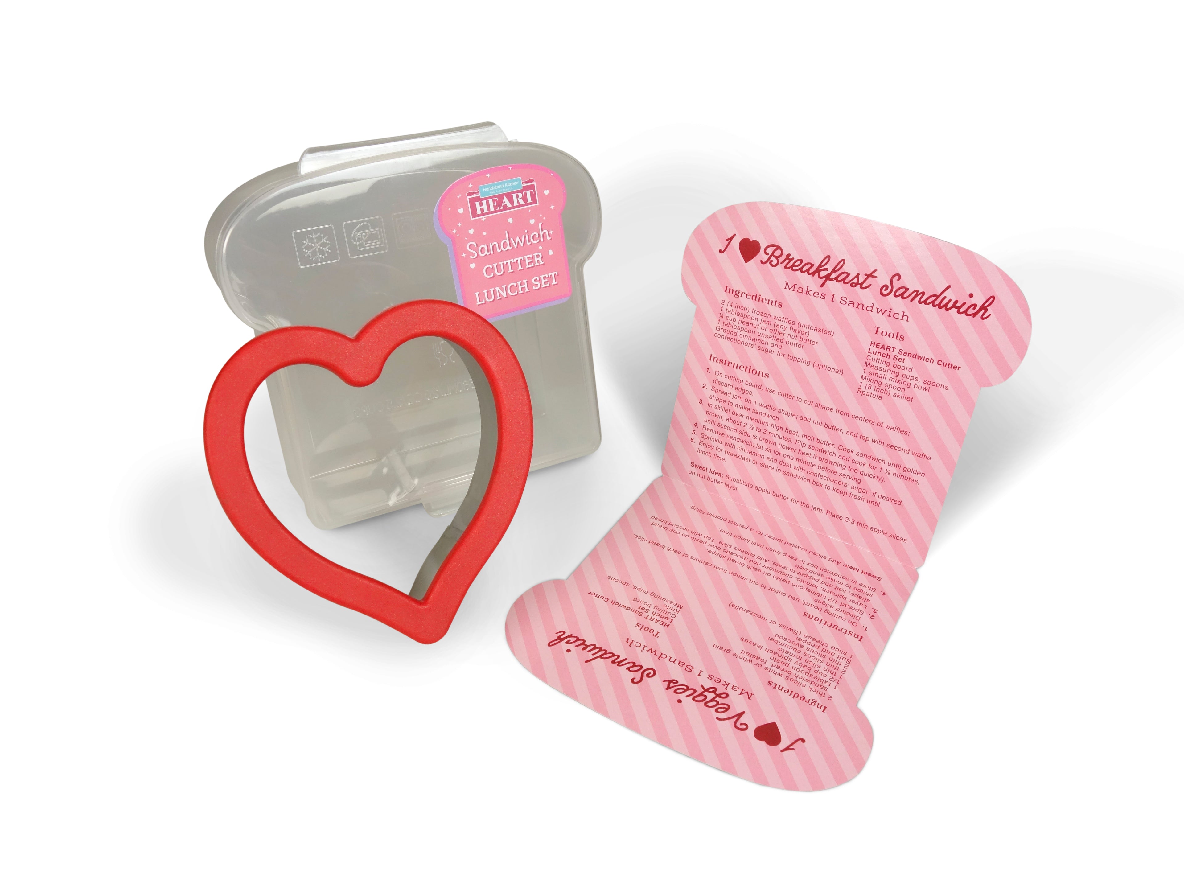 Heart Sandwich Cutter Lunch Set